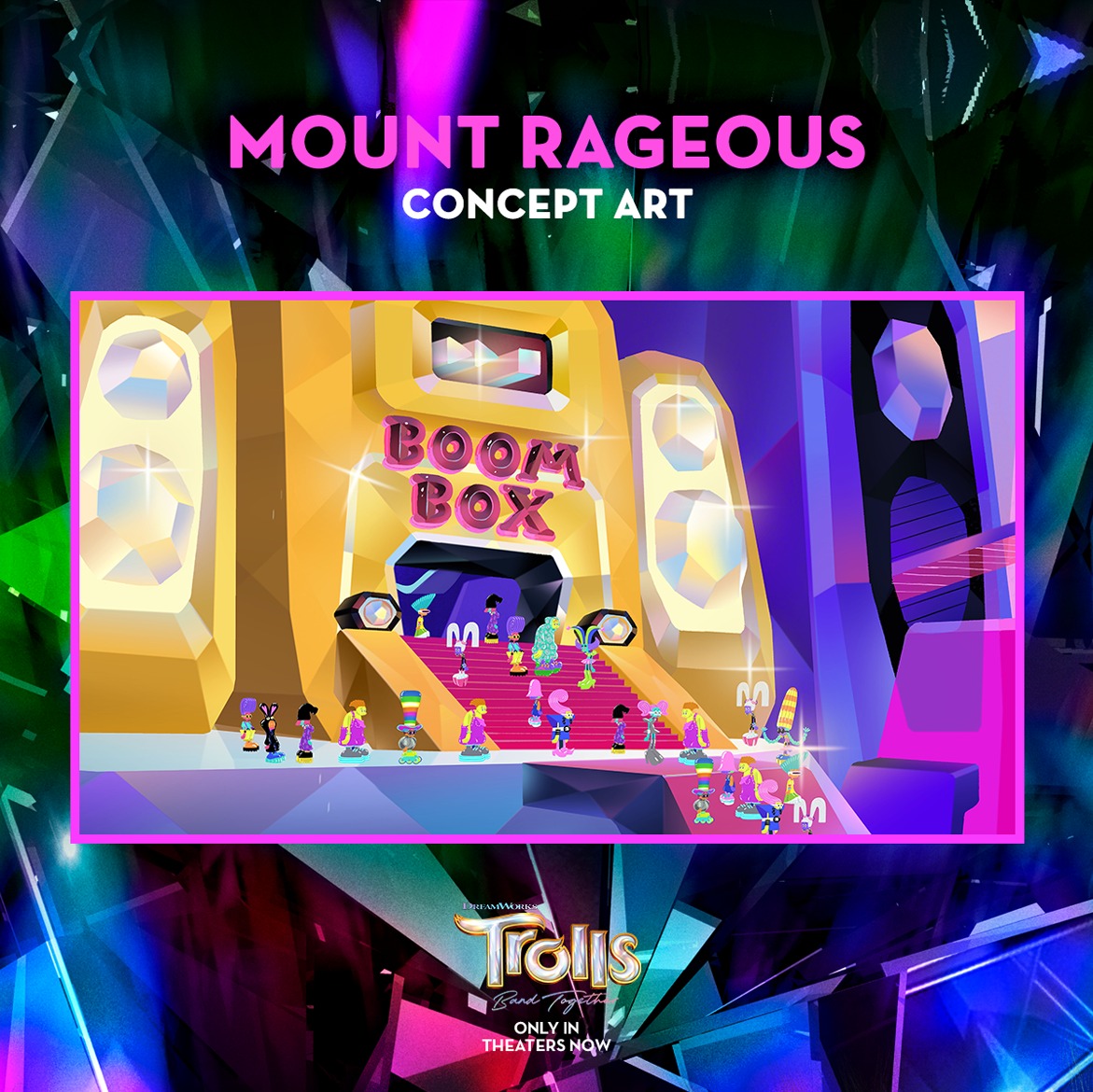 Trolls - We ride in 3, 2, 1, BRO! Props to Art Director,...