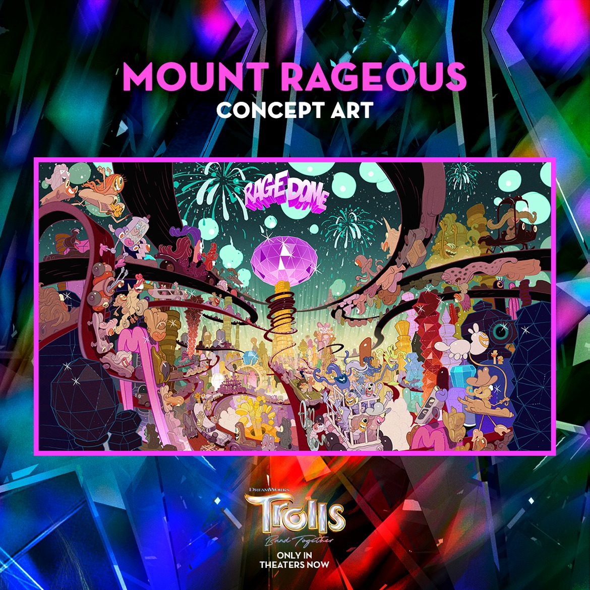 Trolls - We ride in 3, 2, 1, BRO! Props to Art Director,...
