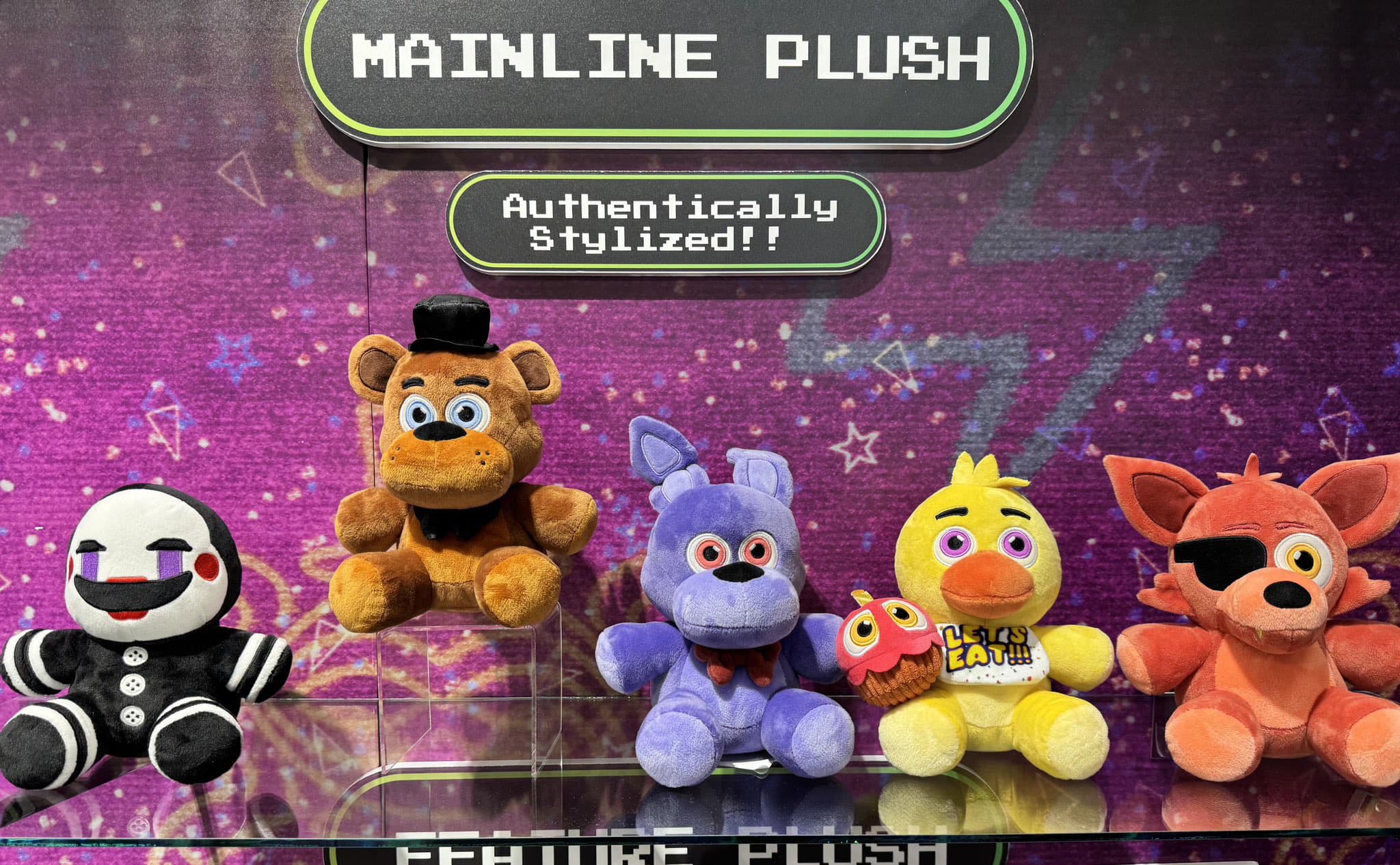 First look at Jazware's upcoming Five Nights at Freddy's plushies