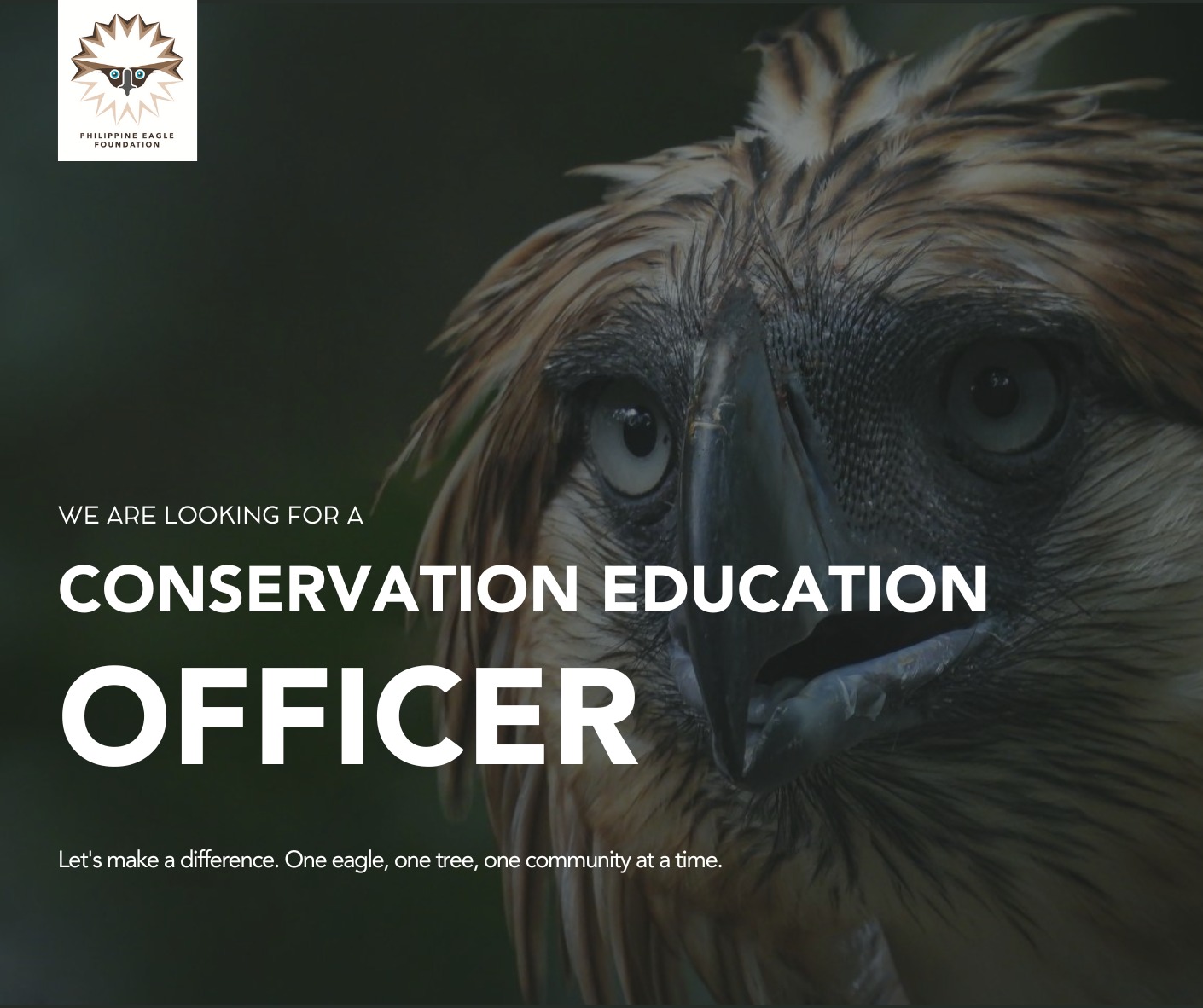 Philippine - CONSERVATION EDUCATION OFFICER Qualifications - Graduate ...