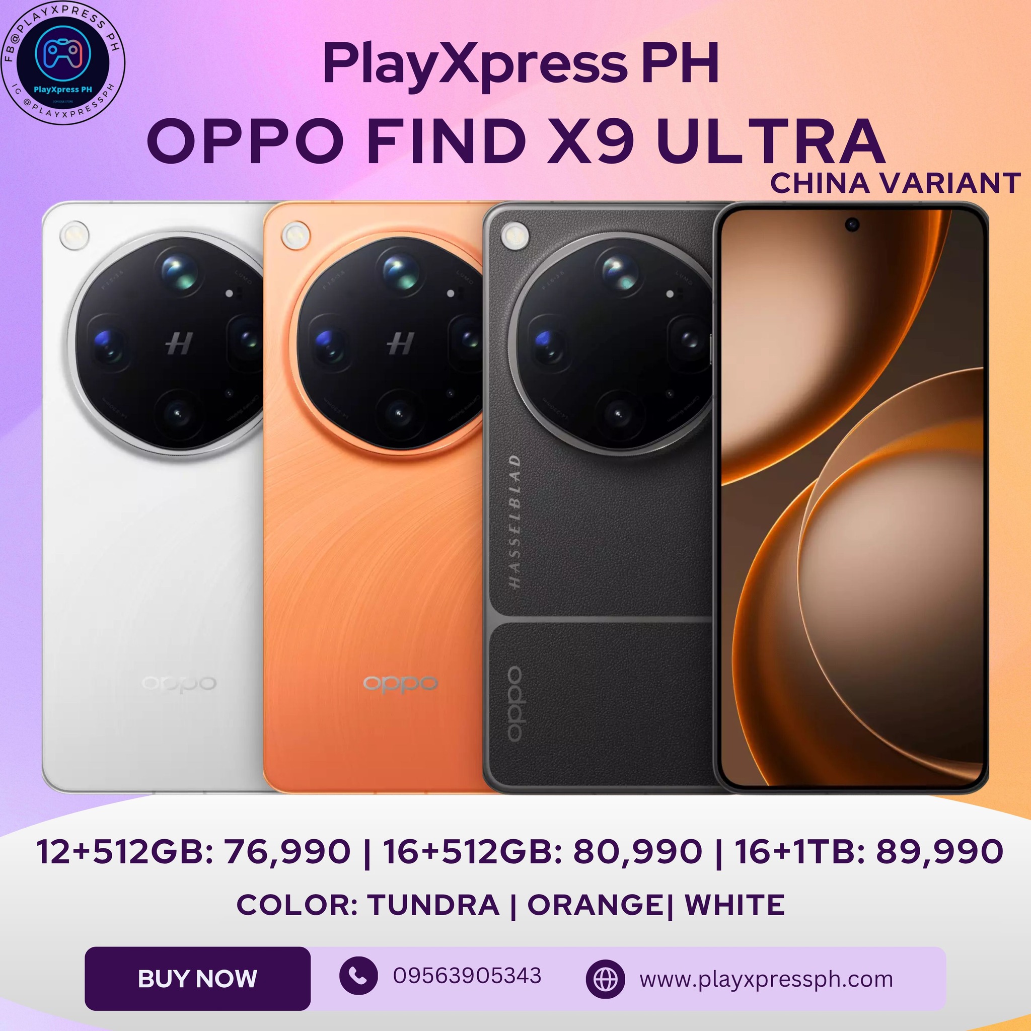 Oppo Find X9 Ultra China Variant Pre Order April 21, 2026. UPDATED 