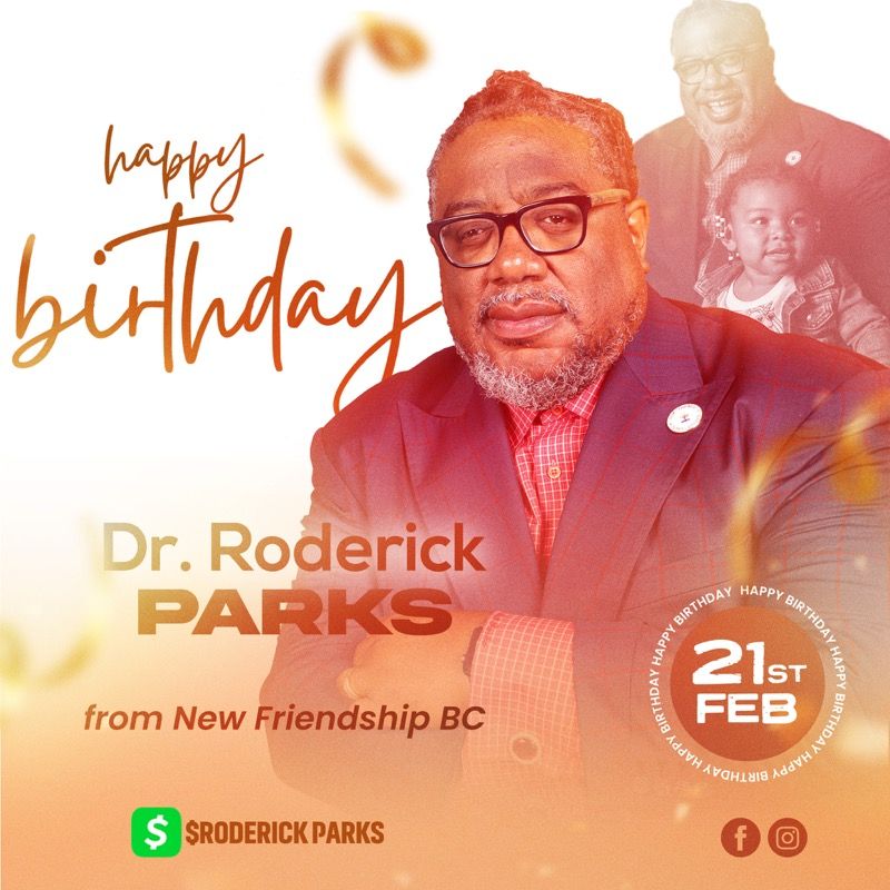 New - NFBC put your hands together as we celebrate Dr. Parks 56th ...