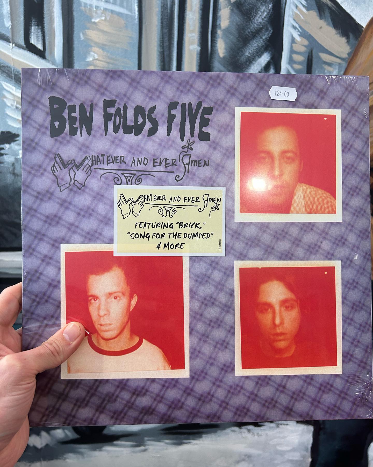 Ben Folds Five self-titled album on blue vinyl reissue