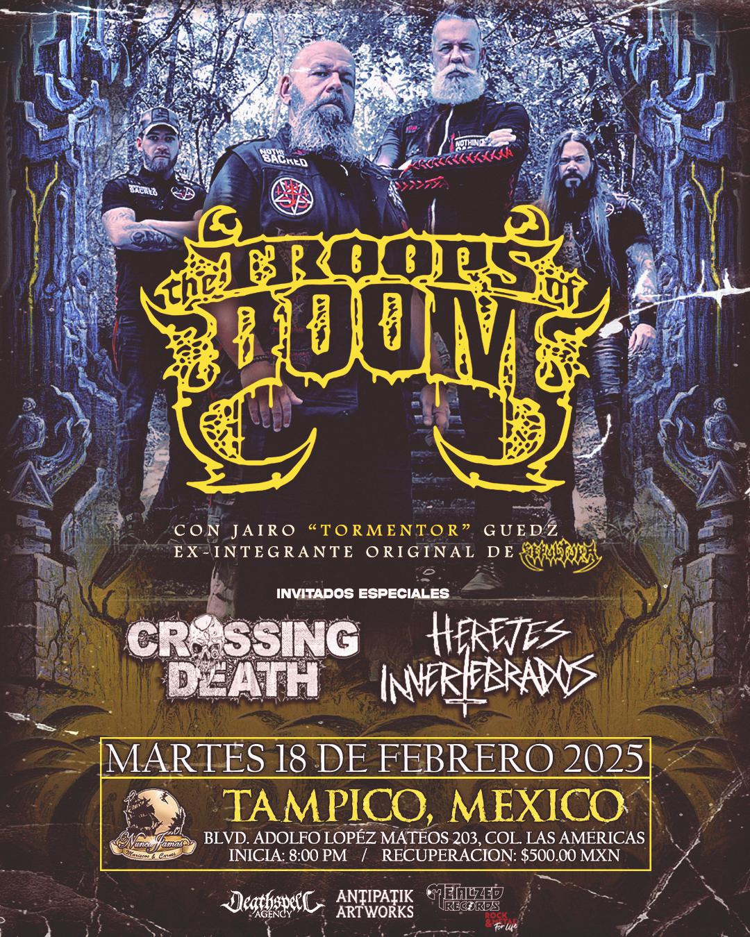 The Troops of Doom - LAST MINUTE CONFIRMED SHOW IN TAMPICO! Our gig #9 ...