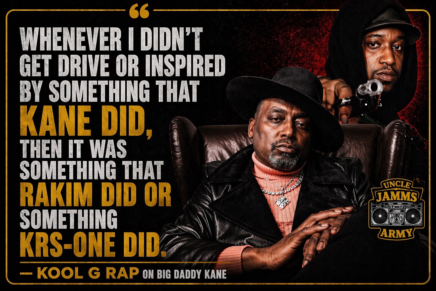 Kool G Rap gives flowers to the greats, breaking down how Big 