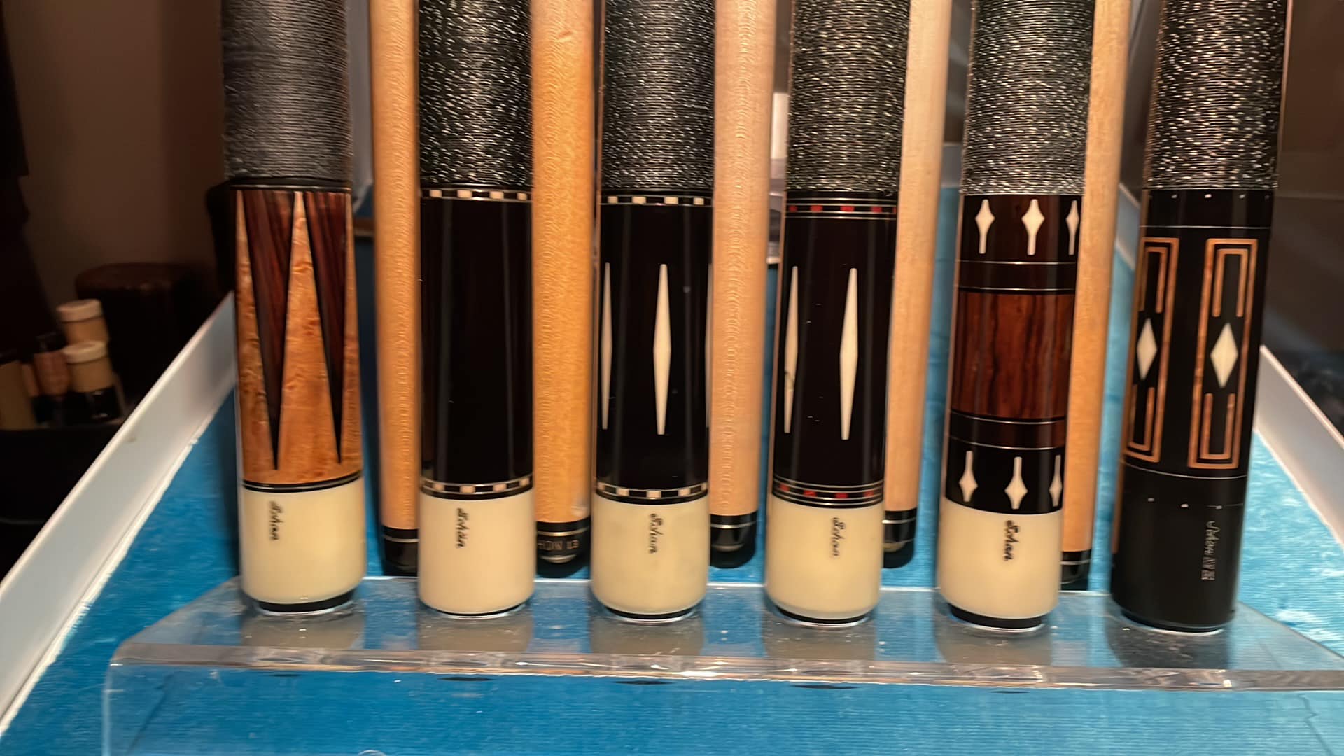Vintage Schon SL7/(Later R12) Cue for sale with micarta ferrule
