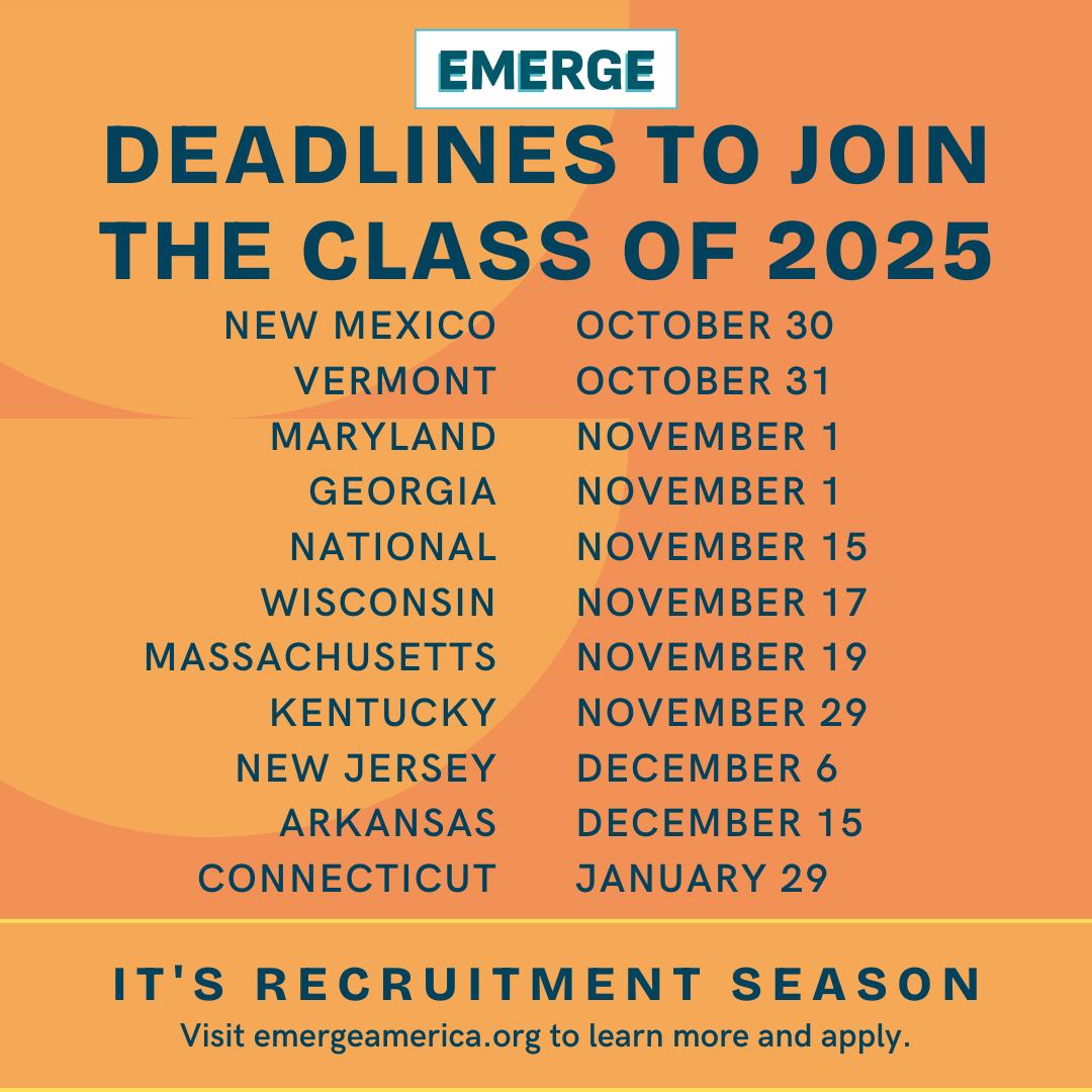 Emerge - 📣 Recruitment season is here! Applications for the class of ...