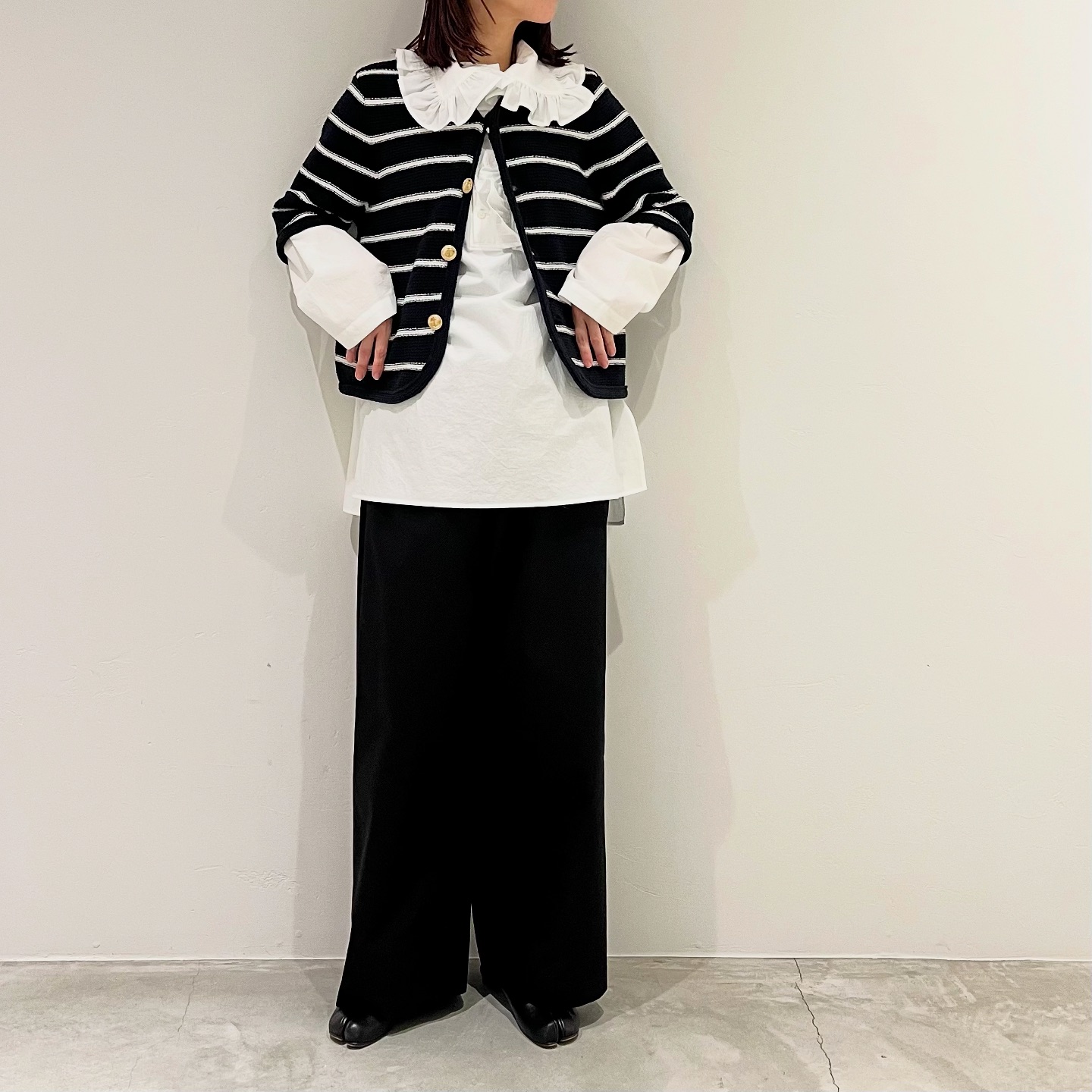 new in ⁡ ＜MACPHEE＞ プルオーバーシャツ ☑︎12-01-52-01234 col 