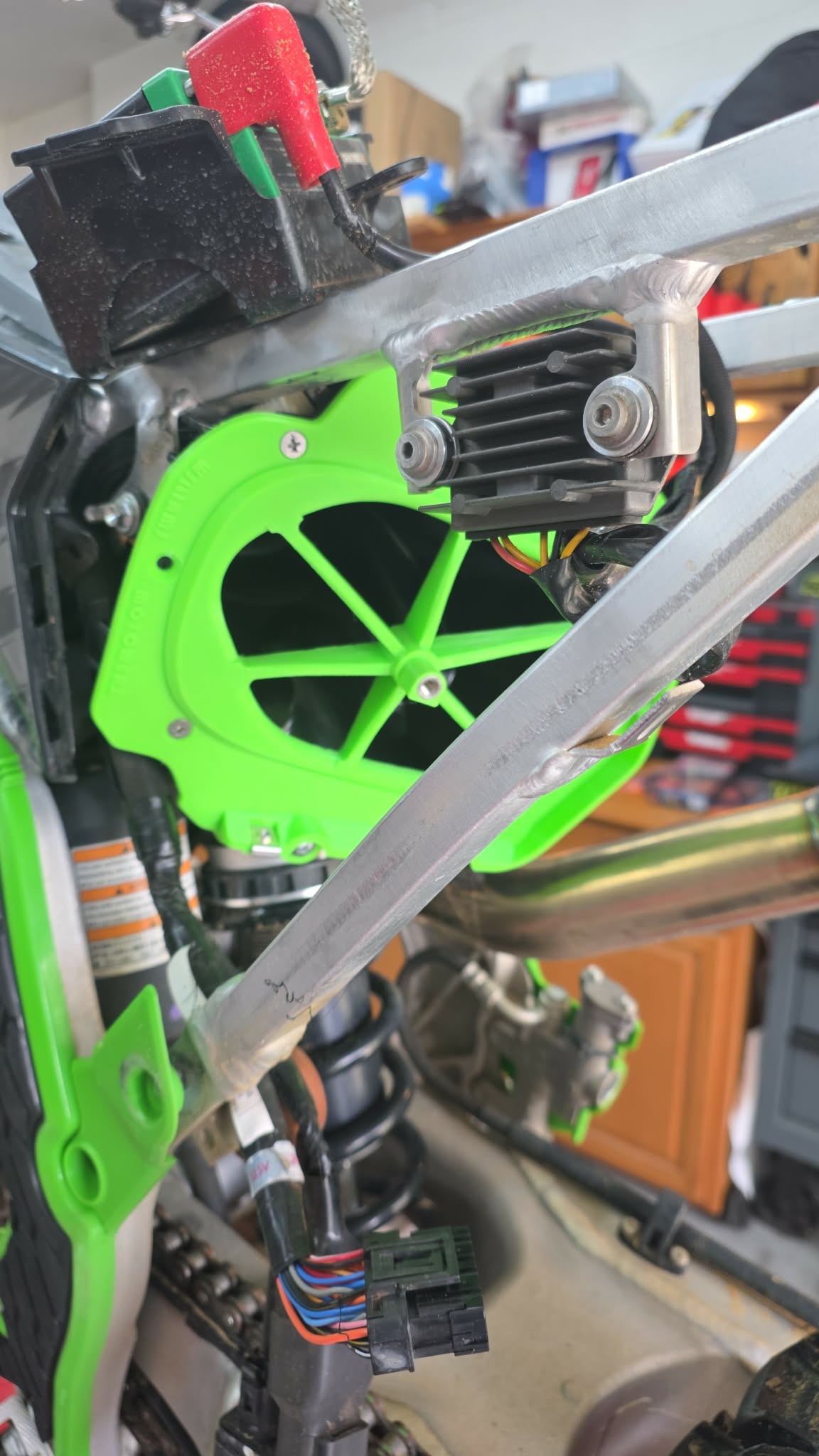 Kawasaki Air Filter Cage Modification for Better Performance