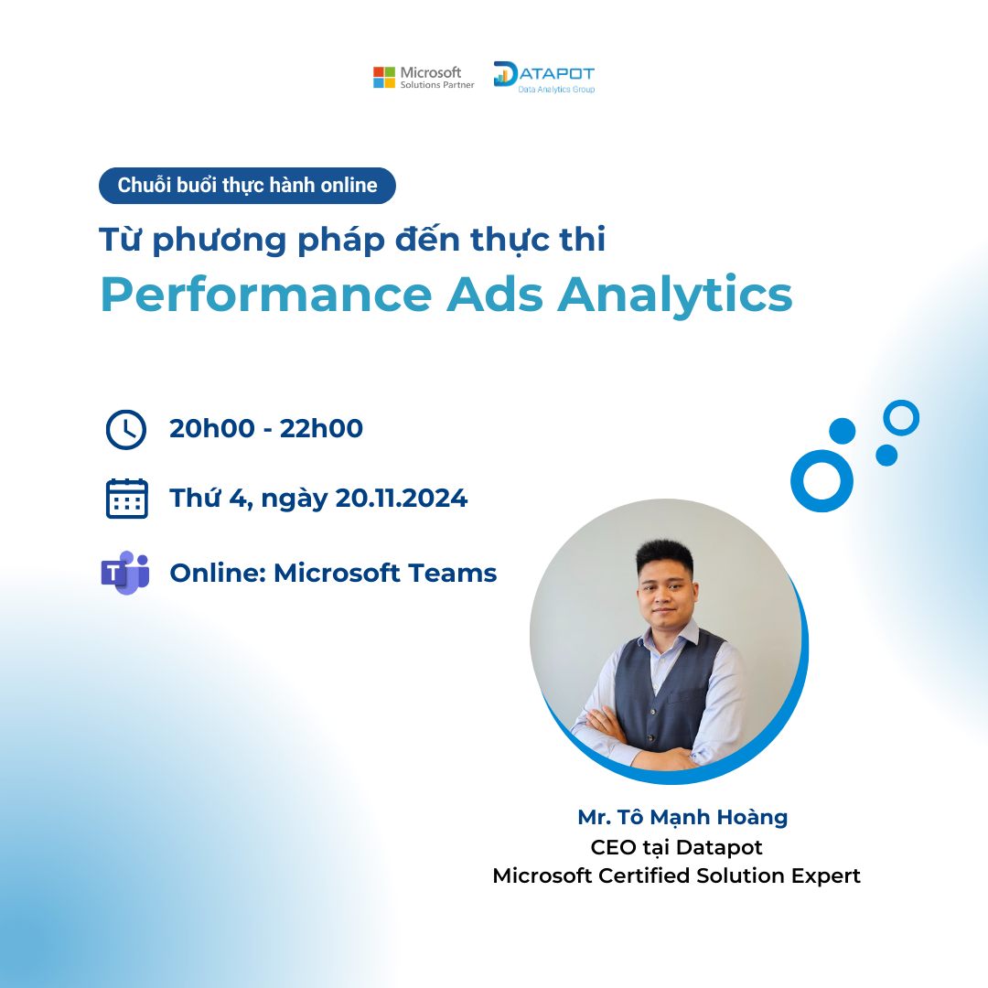 🌟[SẮP DIỄN RA] Chuỗi 05 buổi... - Datapot Analytics Training | Facebook
