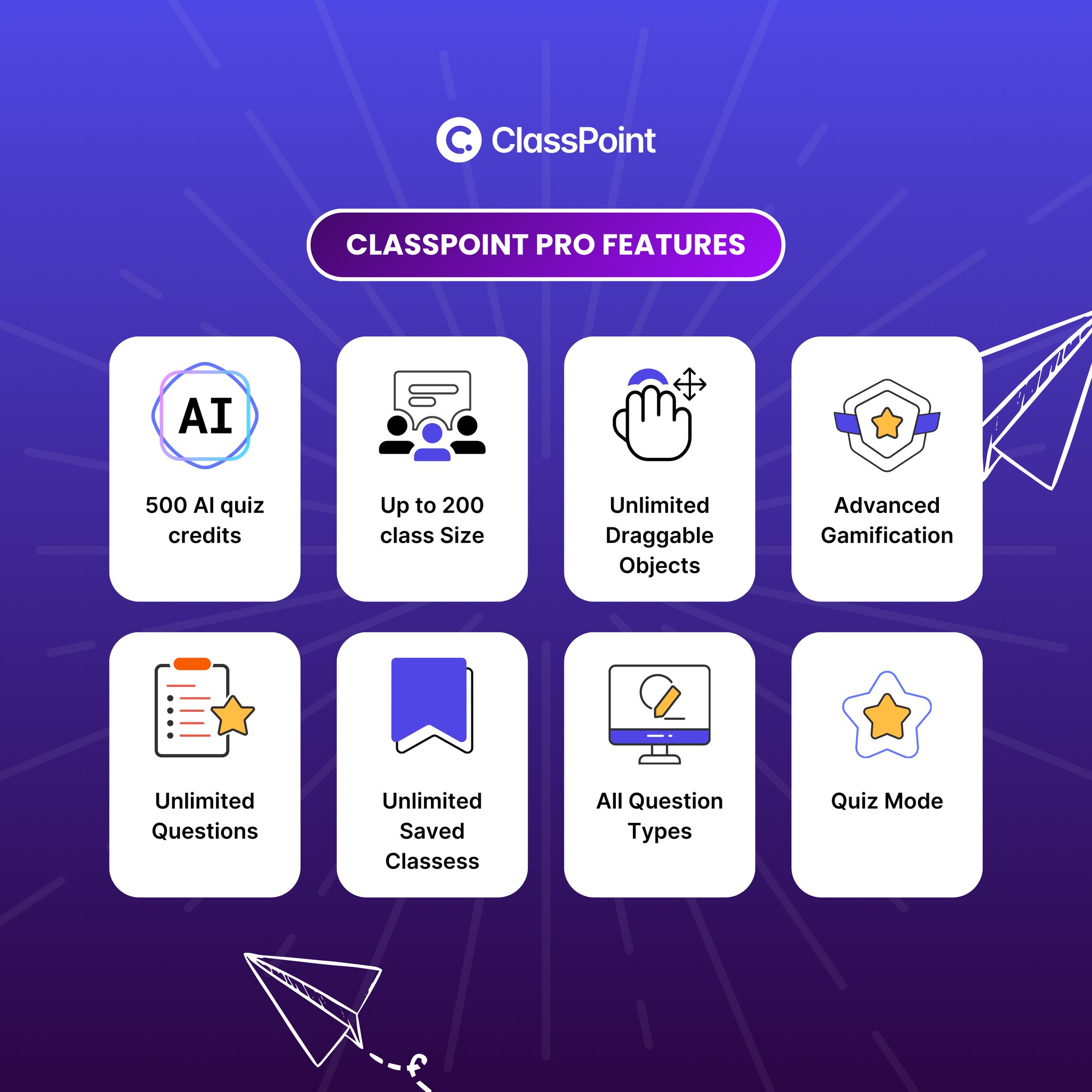 ClassPoint - ⏰ Your exclusive 20% off ClassPoint Pro is... | Facebook