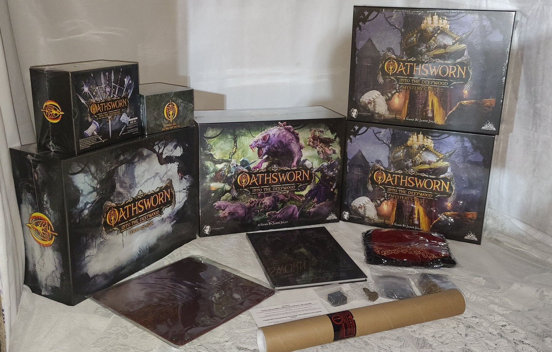 Oathsworn Into the Deep Woods board game still unplayed