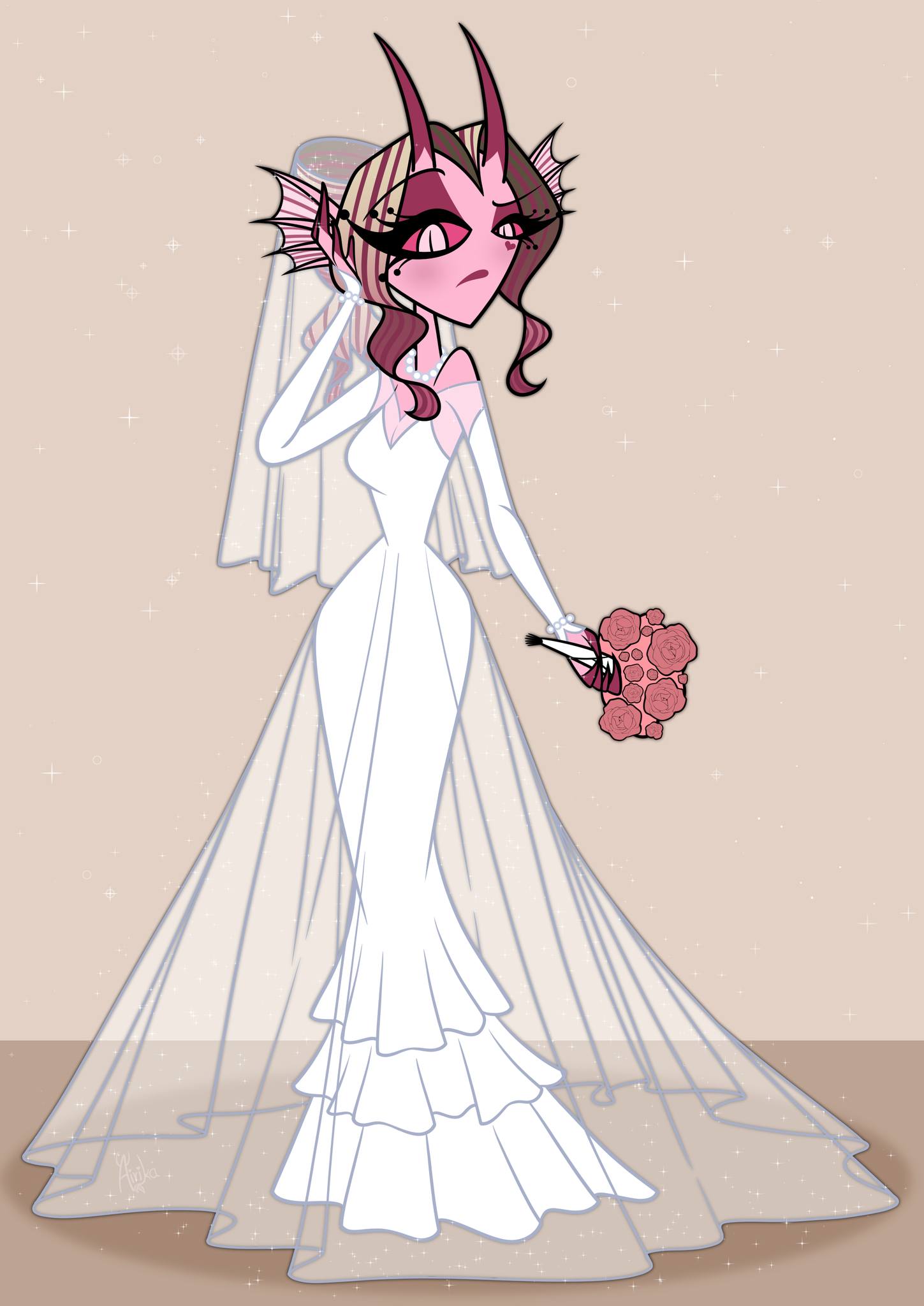 here comes the bride all dressed in white -Ring Bearer Wedding Sign Stunning Pink Wedding Dress: A