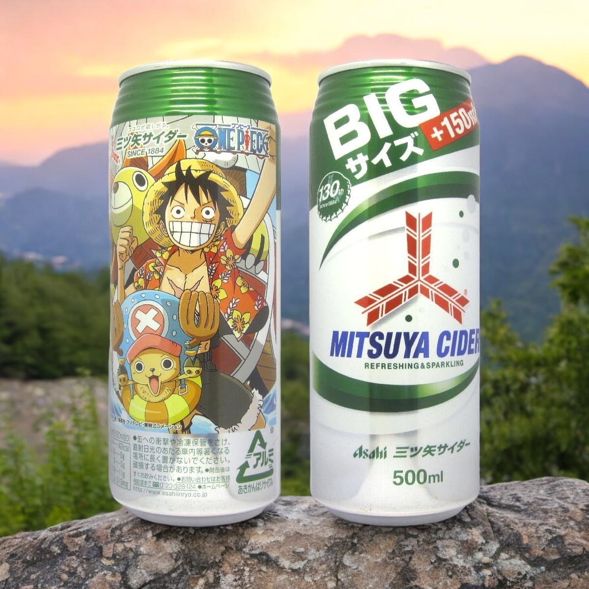 Mitsuya Cider - BIG - ONE PIECE - Japan 2014 500mL Aluminum Tab 