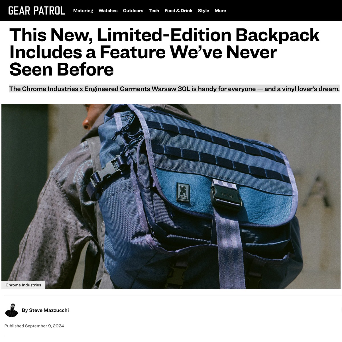 Check out what our friends at @gearpatrol have to say about our 