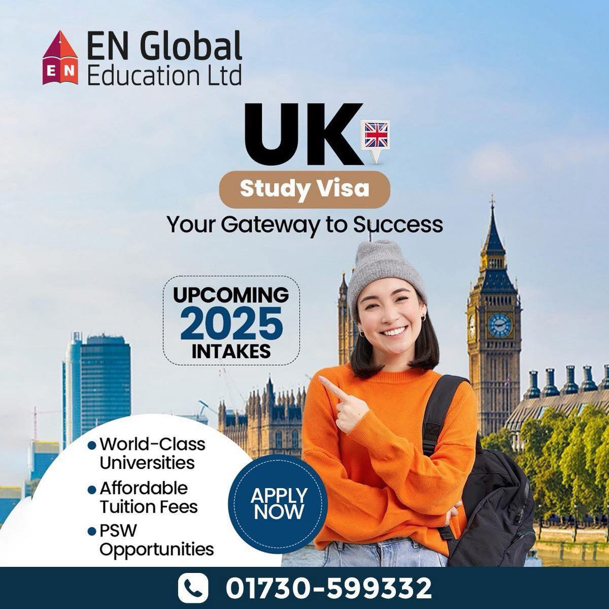 EN - 🚀 Study in the UK🇬🇧: Your Gateway to Success 🚀 📅 Apply Now for the ...