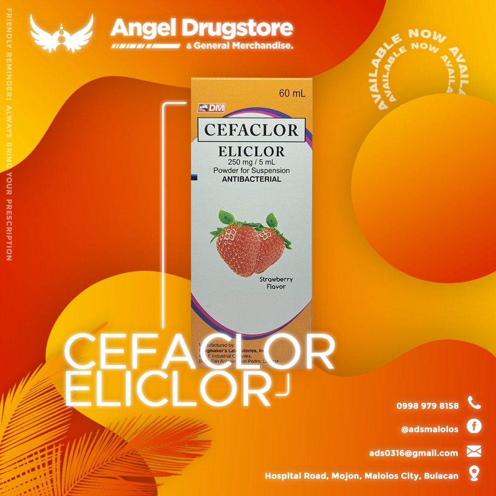 ️ CEFACLOR ELICLOR ️... - Angel Drugstore Malolos | Facebook