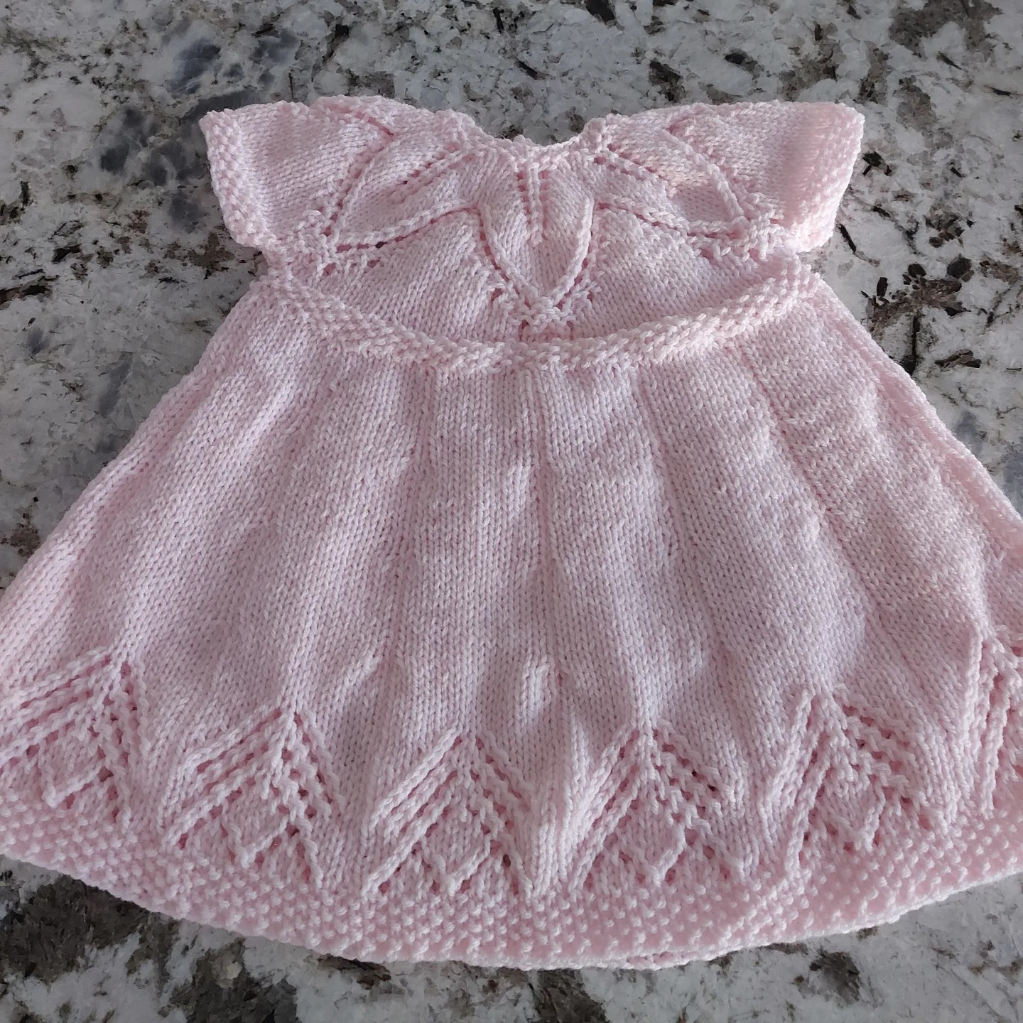 Baby June Dress Free Knitting Pattern