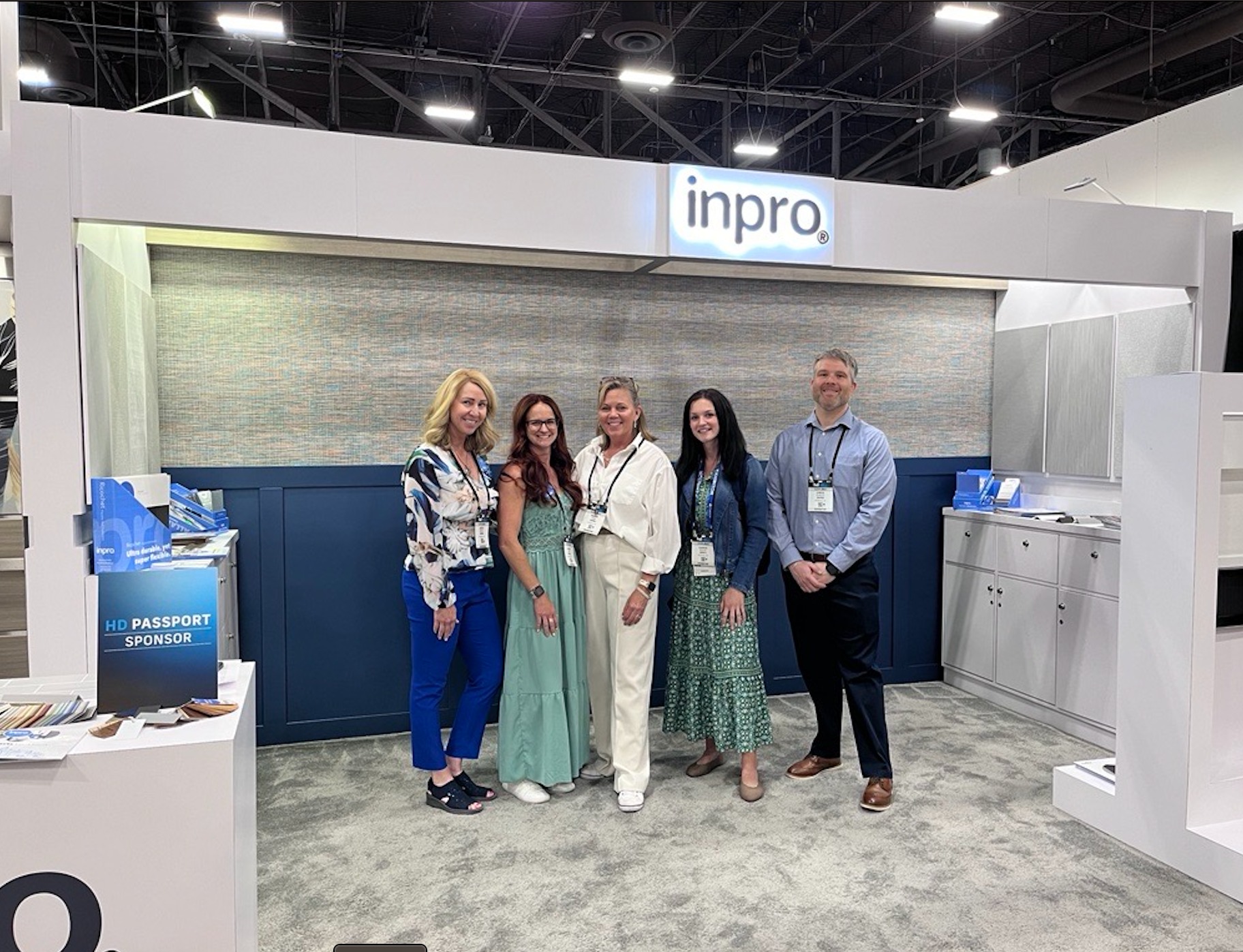 Greetings from the Inpro booth at the Hospitality Design Expo in