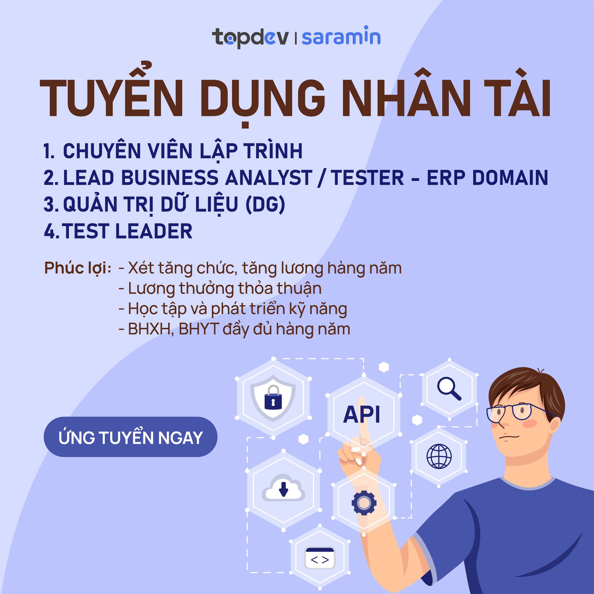 TopDev - CƠ HỘI BỨT PHÁ DÀNH CHO CÁC TÀI NĂNG TRONG THÁNG... | Facebook