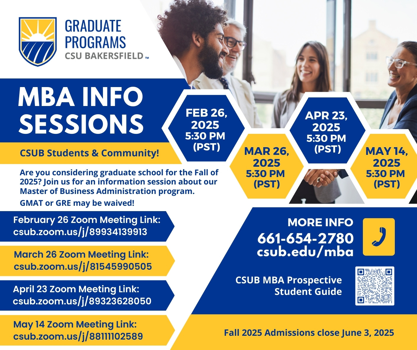 CSUB - Are you considering graduate school for the Fall of 2025? Join ...