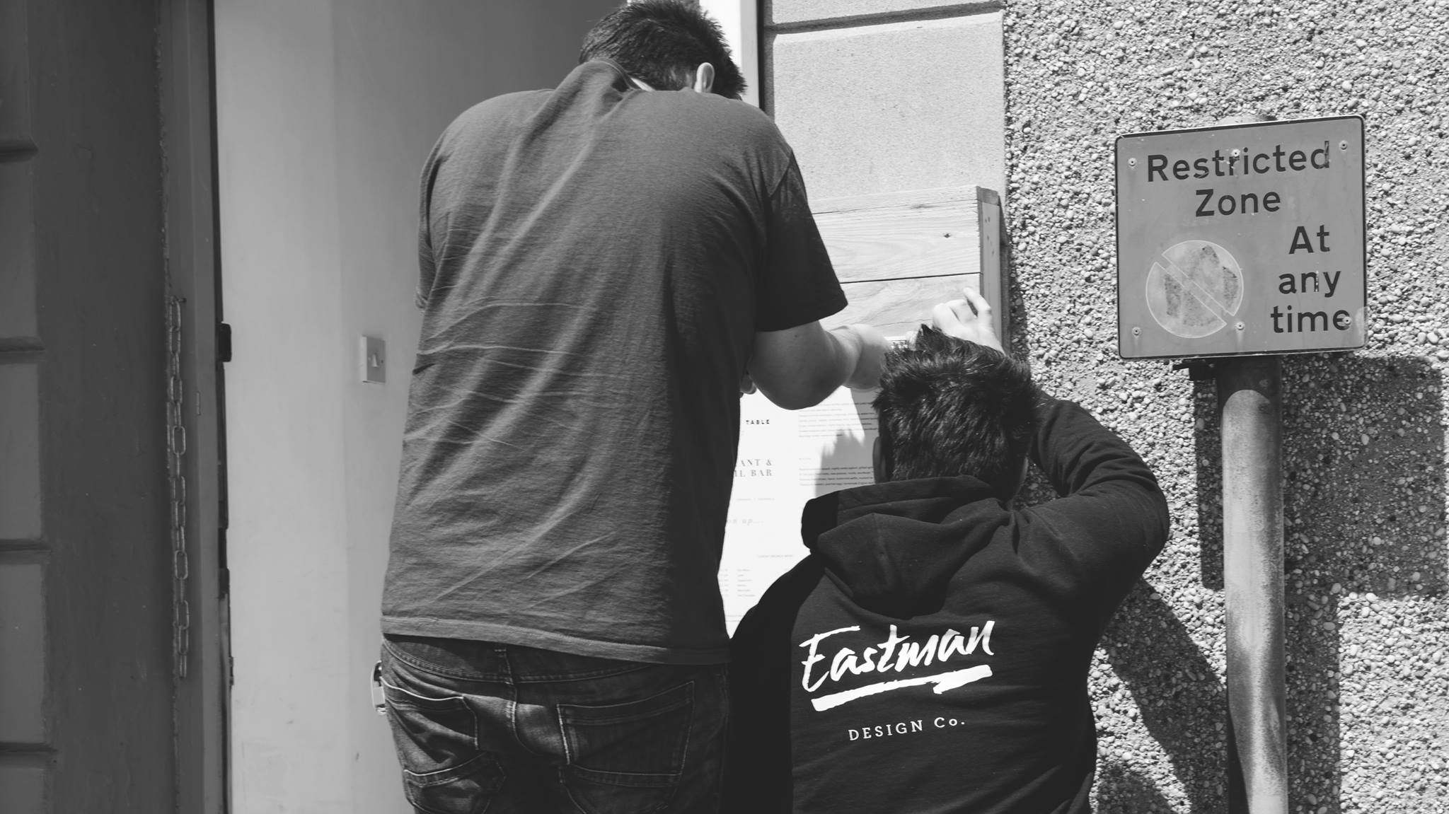 Me and Eastman Design Co. refurbing The Kitchen Table the other