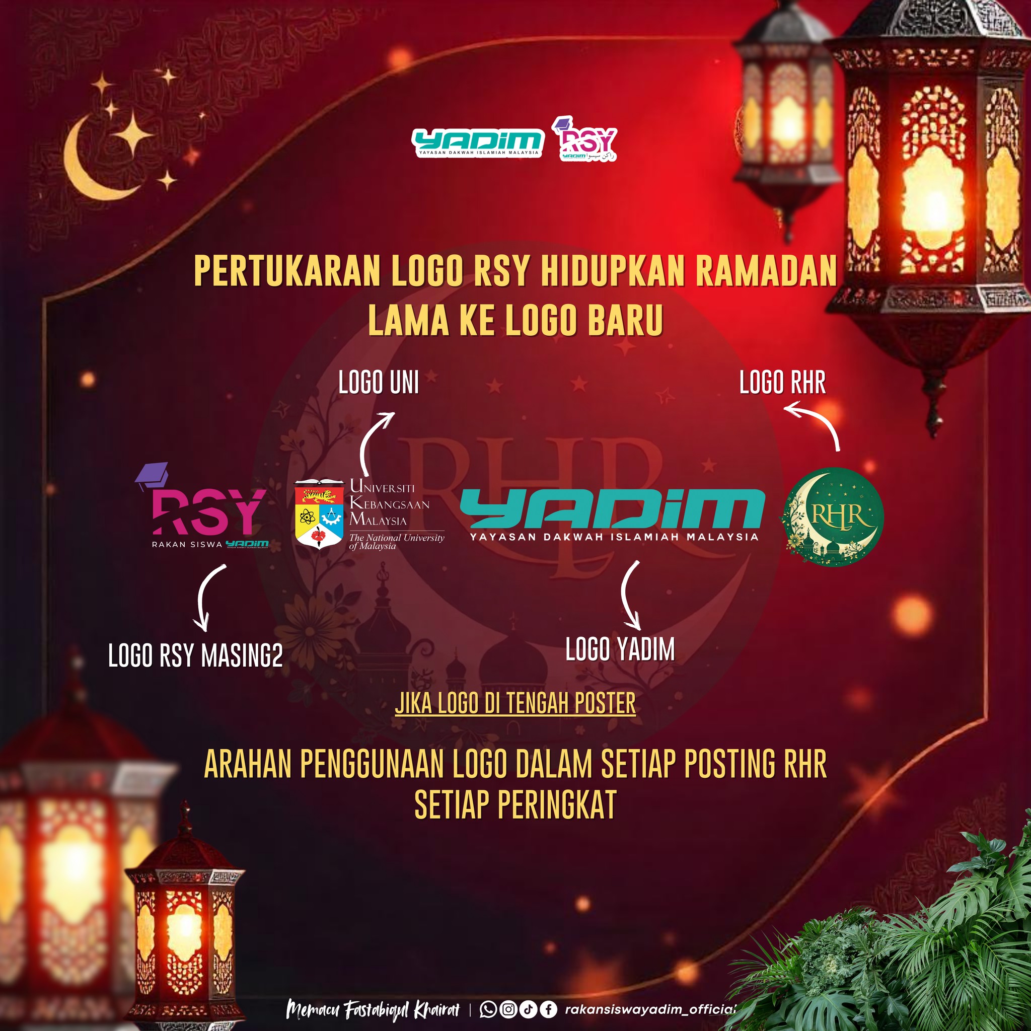 📢 PEMBERITAHUAN LOGO RHR 📢... - Rakan Siswa YADIM | Facebook