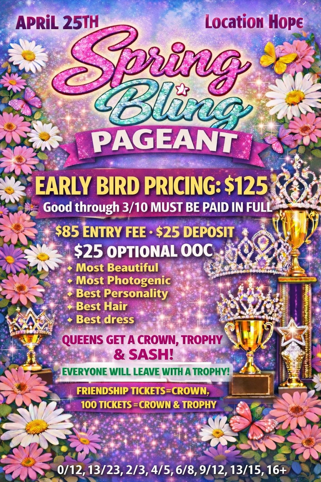 2026 SPRING BLING PAGEANT