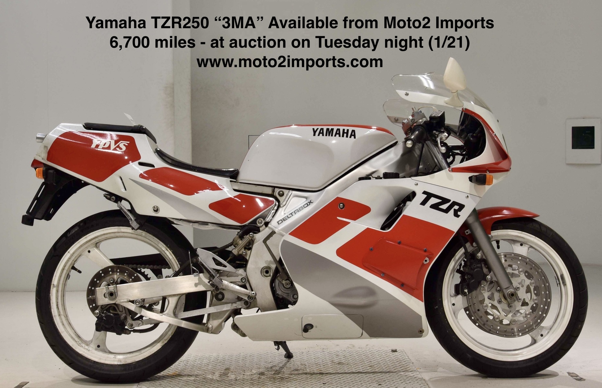 UP FOR AUCTION IN JAPAN TZR250 3MA 5,103 km Auction from ¥661,000