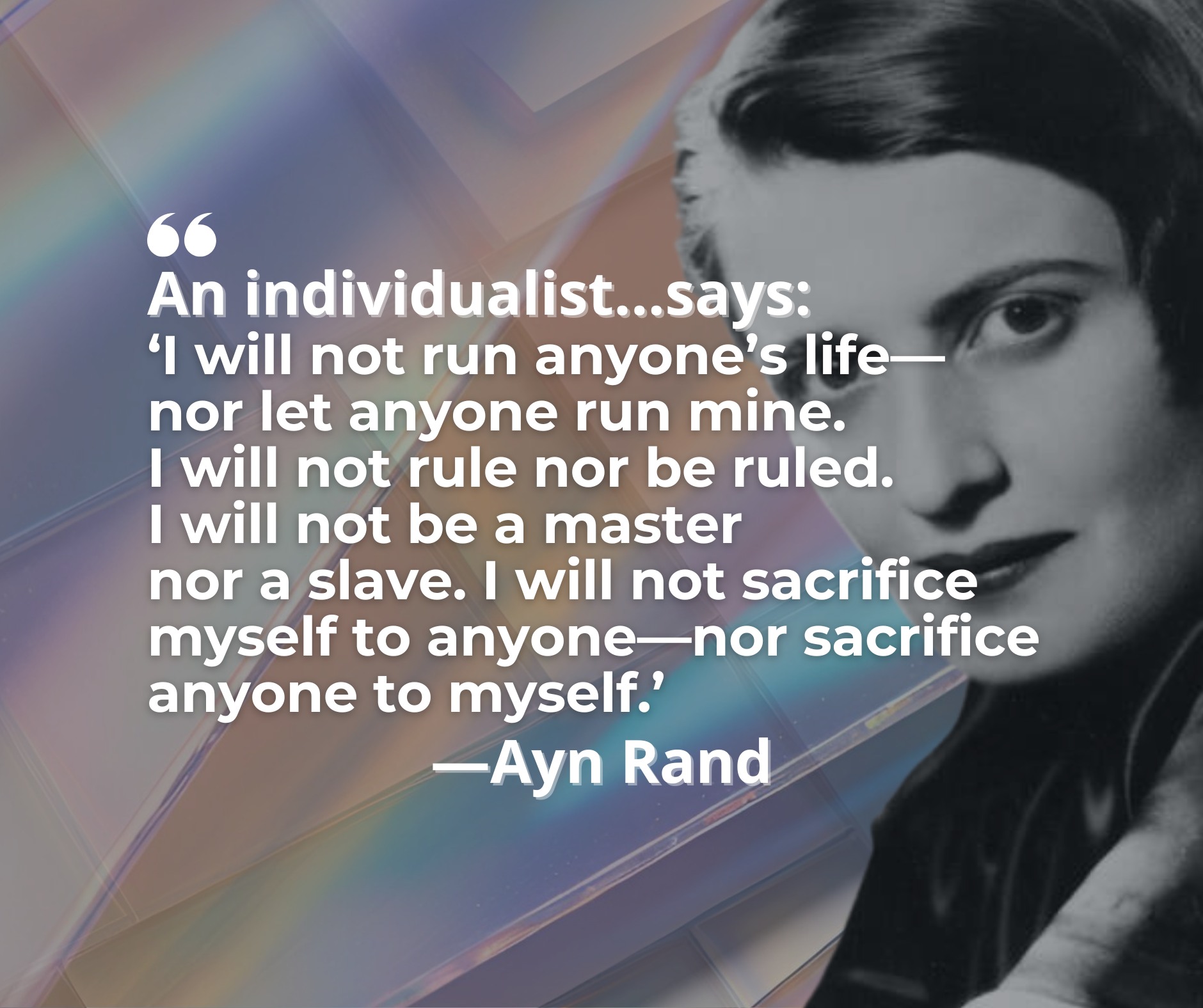 Happy birthday, Ayn Rand! Born as... - Libertarianism.org | Facebook