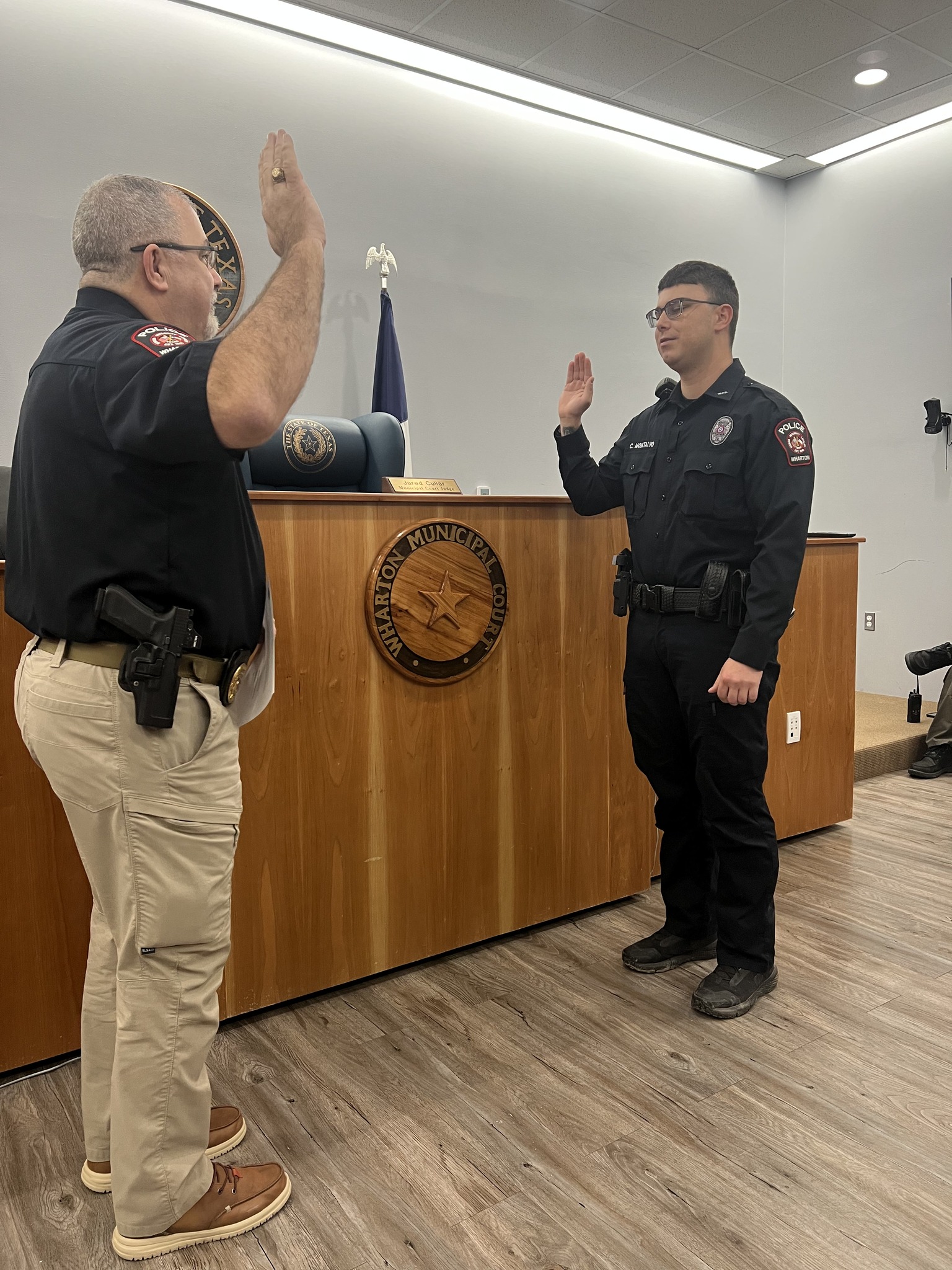 Wharton - Officer Corbin Montalvo hails from Angleton Texas and is a US ...
