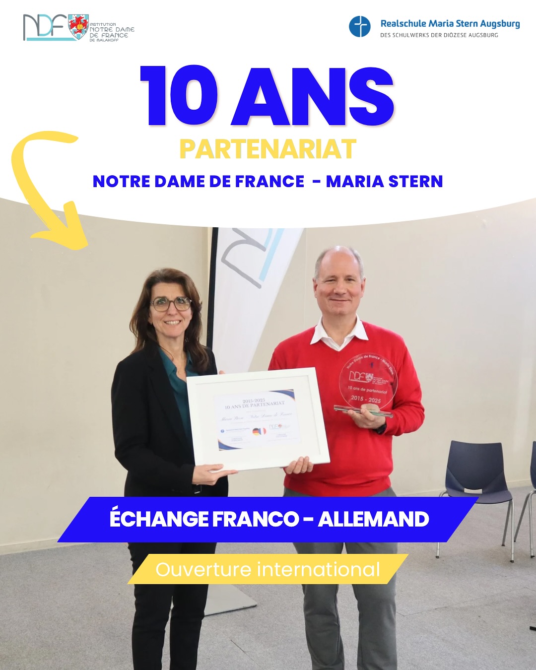 Institution... - Institution Notre Dame de France de Malakoff