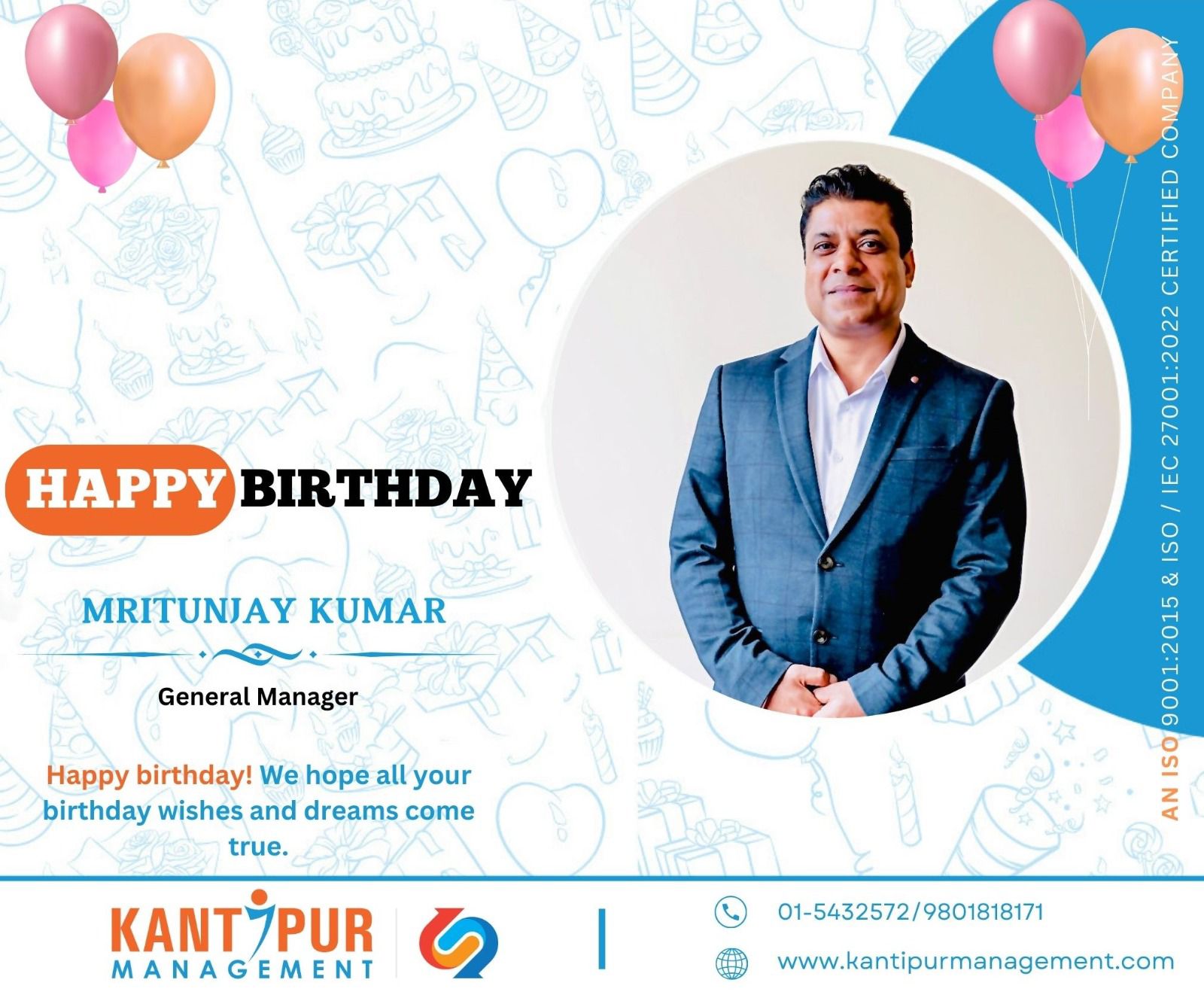 Kantipur - 🎉🎂 Happy Birthday to our incredible leader! 🎂🎉 Today, we ...