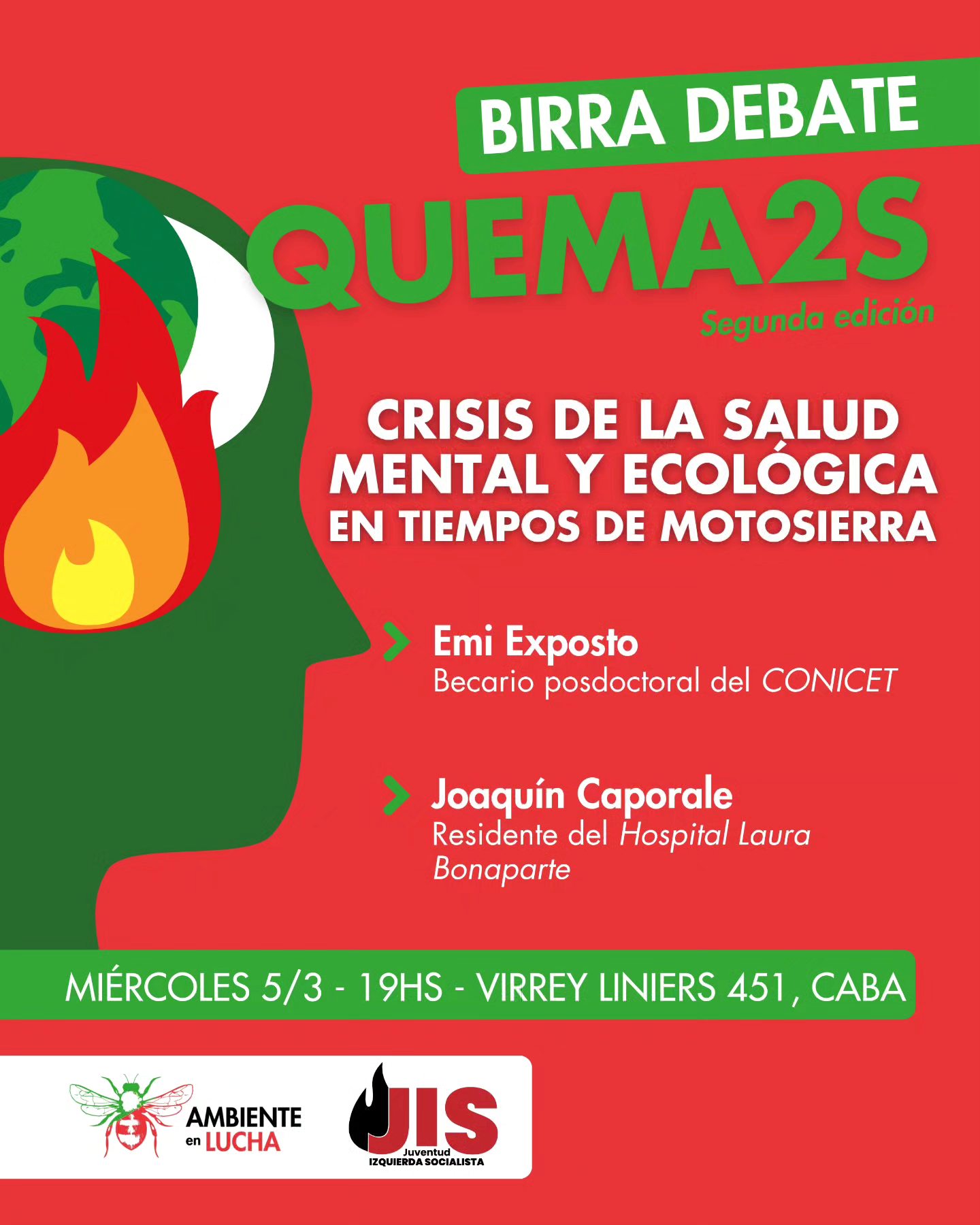 Ambiente - ⛔️ QUEMAD2S ⚠️ Crisis ecológica y de la Salud Mental 🔥 ...