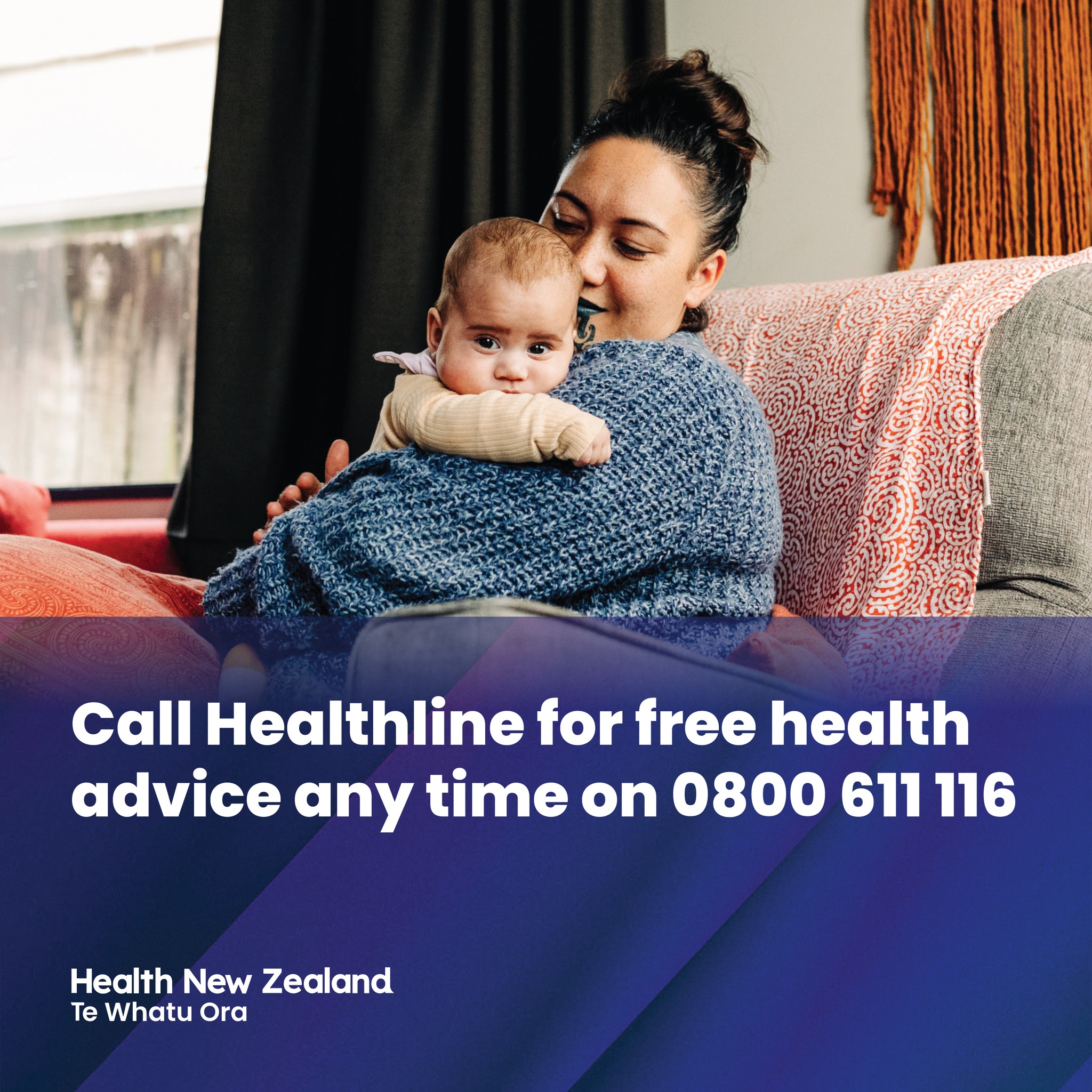 Not sure what to do about a health concern? Healthline can help. 📱 Call Healthline on 0800 611 116 to speak with a nurse, paramedic or other trained health professional for free