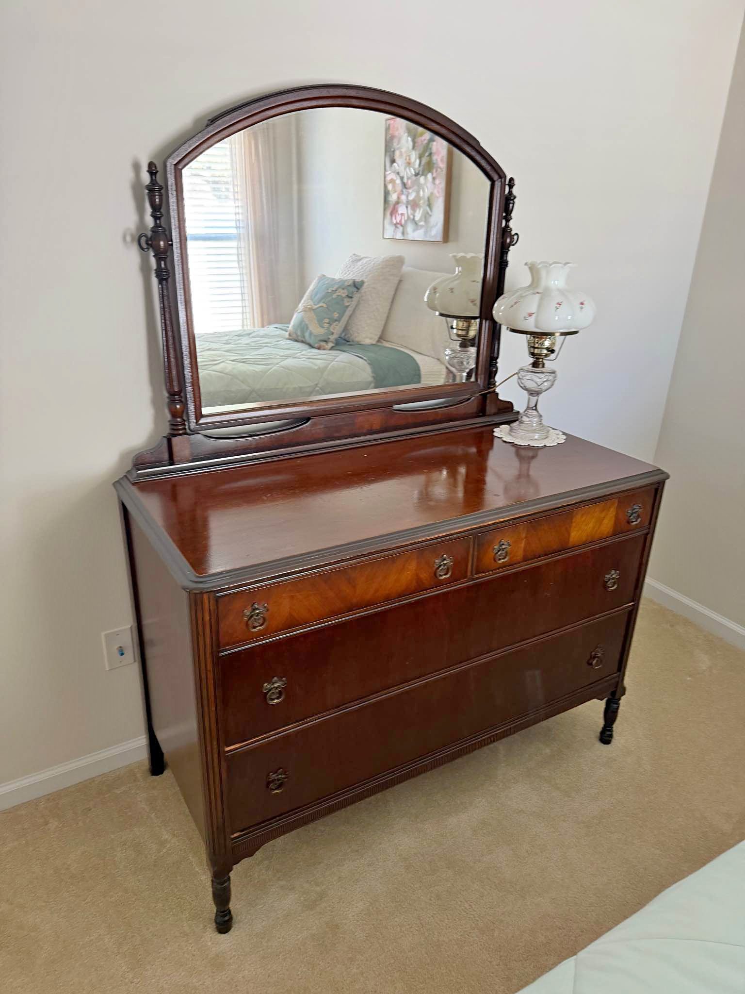 Antique dresser with mirror - Dressers & Chests of Drawers - Saint ...