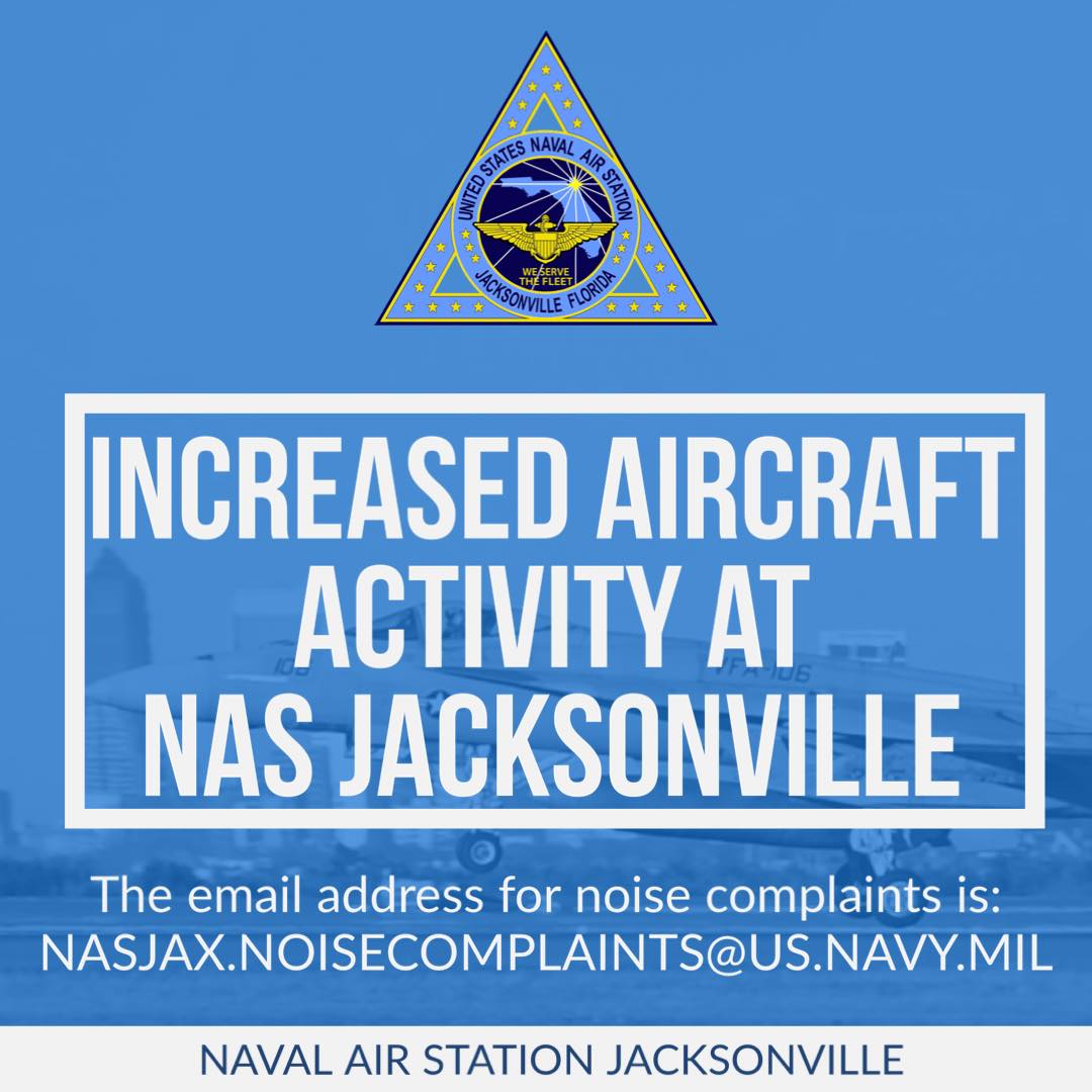 📢‼️Increased Aircraft Activity at NAS... - NAS Jacksonville | Facebook