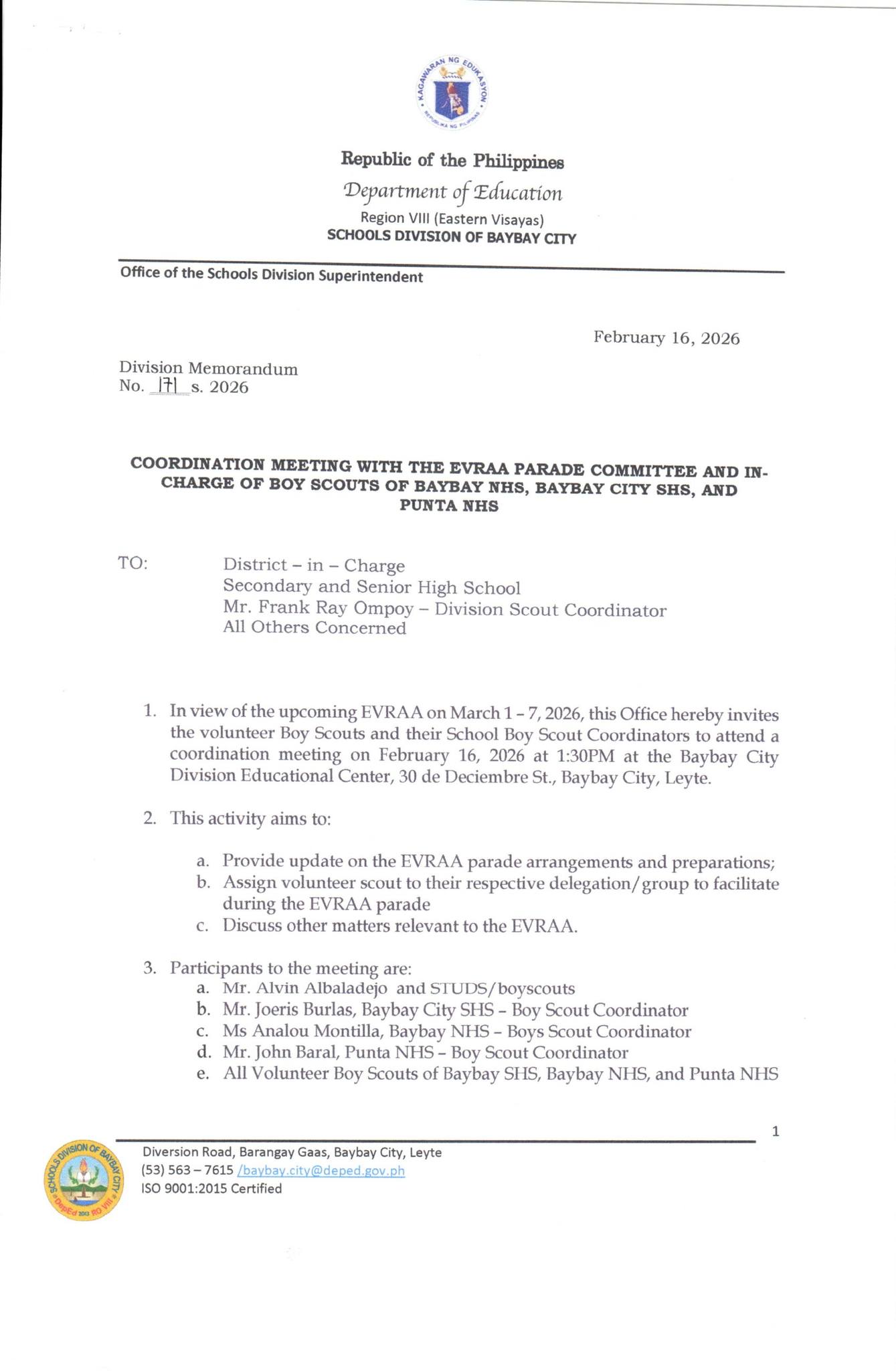 Recs Senag - DM NO. 172, S. 2026 GUIDELINES ON THE GRANT... | Facebook