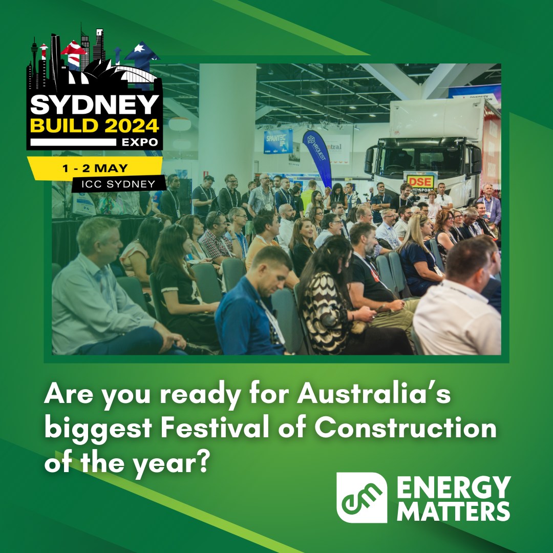 Energy - Sydney Build Expo returns in 2024 with all-new stages ...