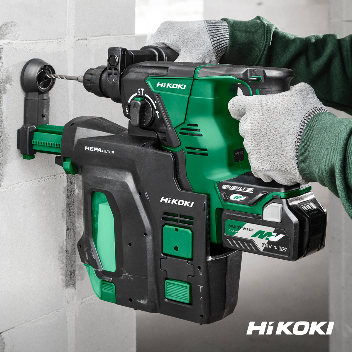 HiKOKI - The Cordless Rotary Hammer Drill #DH36DPA is already 