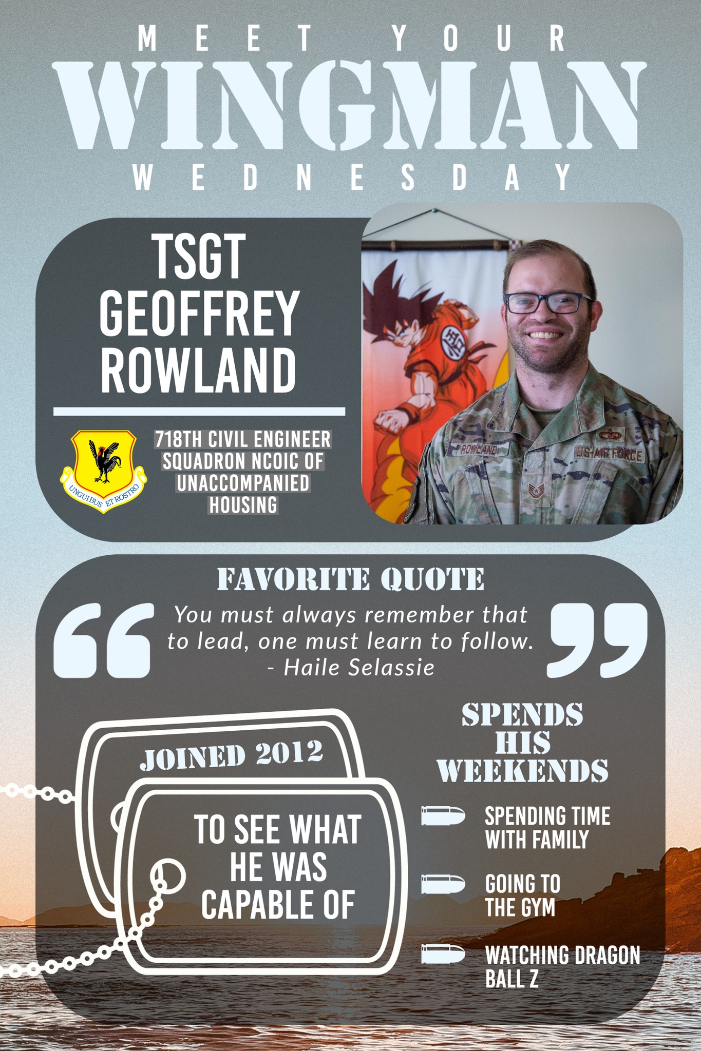 Team Kadena 5/6 - Congratulations to TSgt Geoffrey...