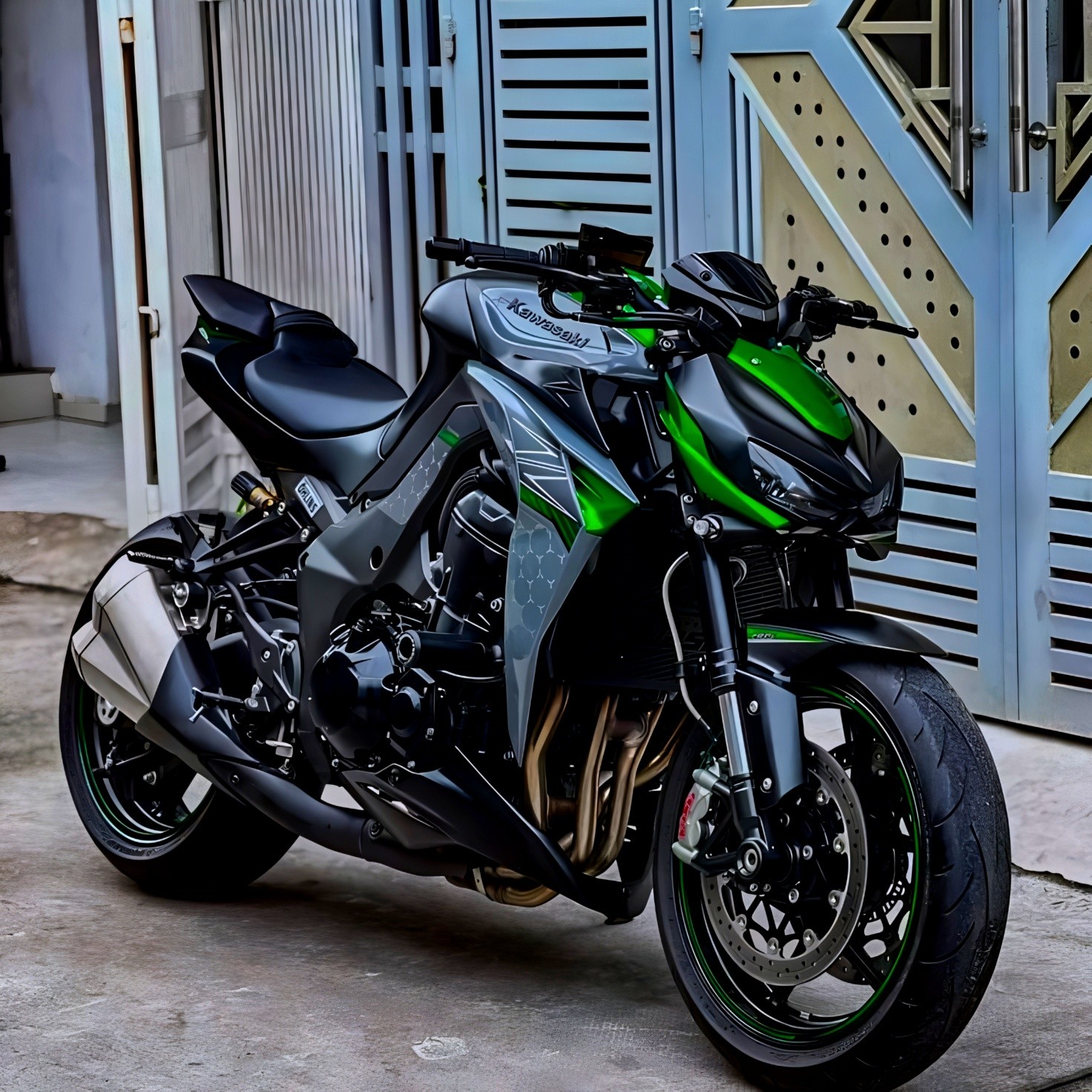 Amazing beauty z1000 💚🖤