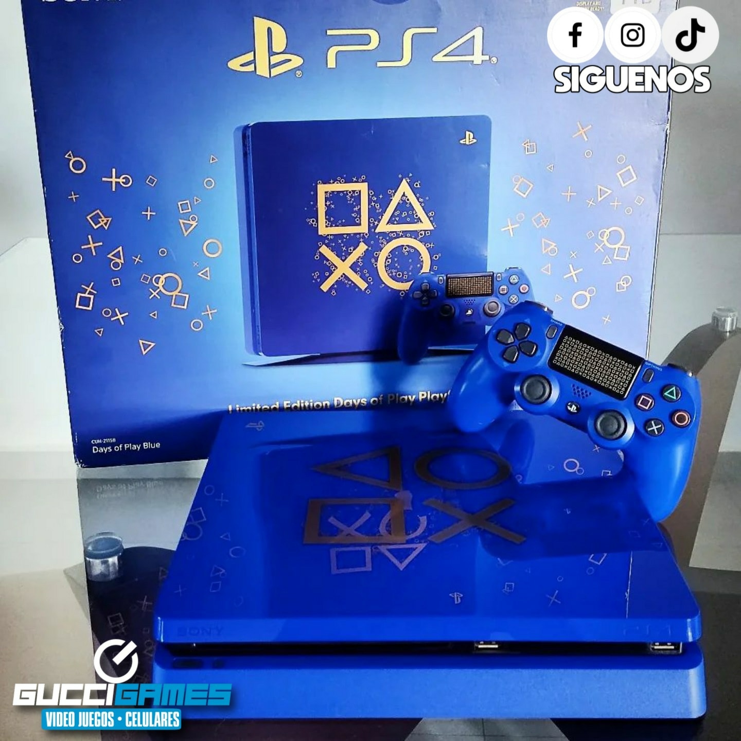 Sony Ps4 Playstation Slim 1tb Days Of Play Sony PlayStation Slim