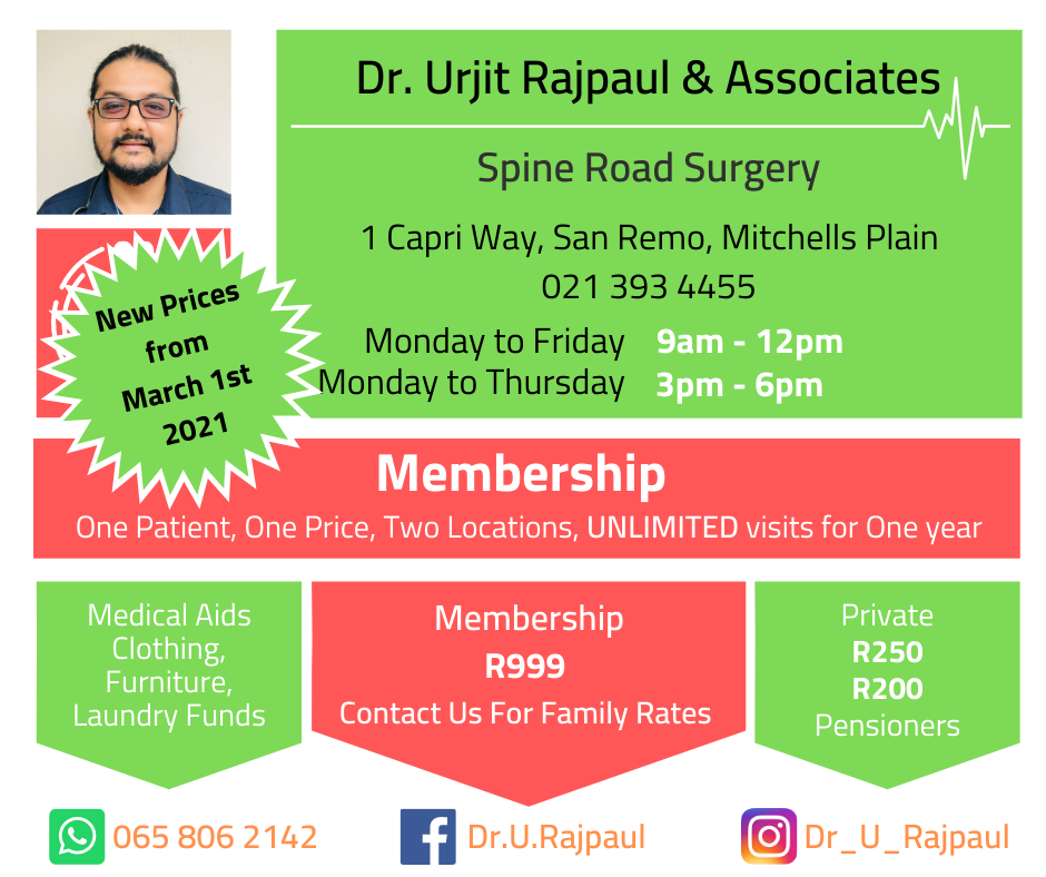 Dr Urjit Rajpaul | Cape Town