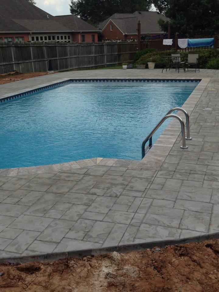 Pool deck, Muscle Shoals... - Southeastern Concrete Design | Facebook