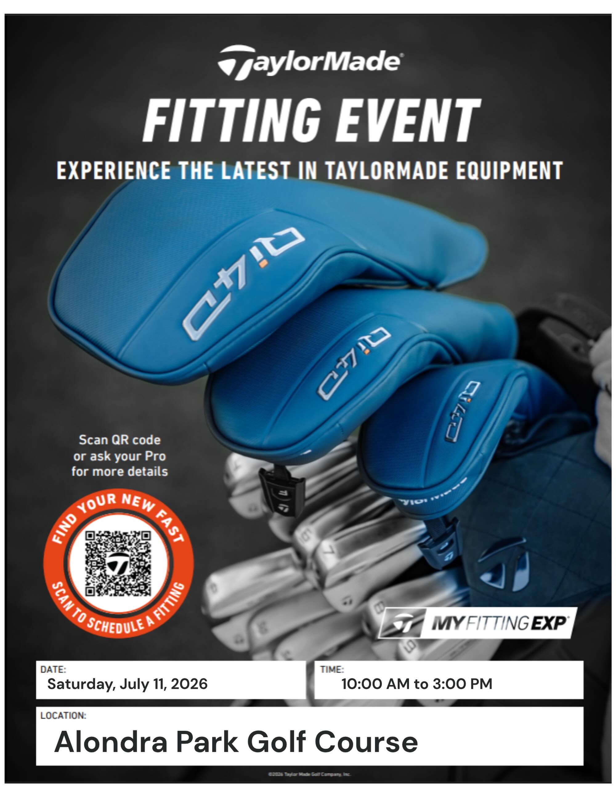 TaylorMade golf fitting at Alondra Park Golf Course