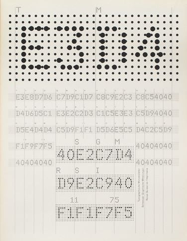 Morse code, Binary numeral system, Baudot code and dot matrix