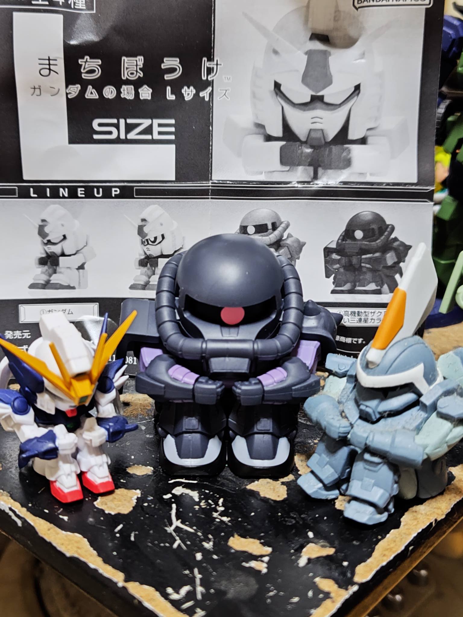 まちぼうけガンダムの場合Lサイズ 黒い三連星ザク