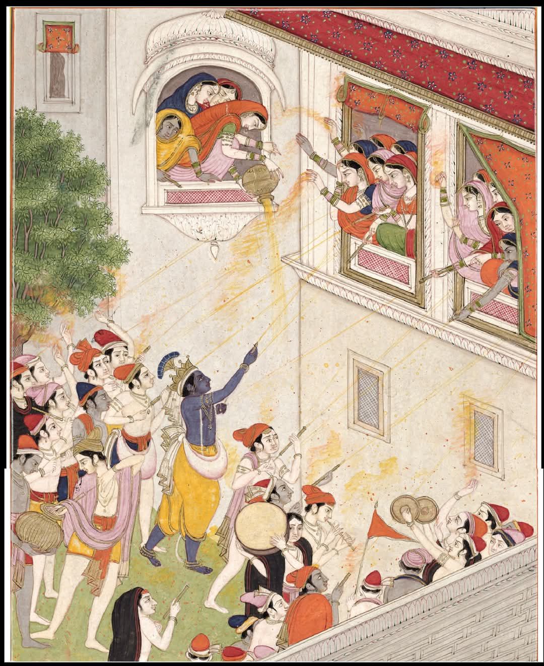 Vedic - Playing Holi. Holi is a festival of great joy and fun. People ...