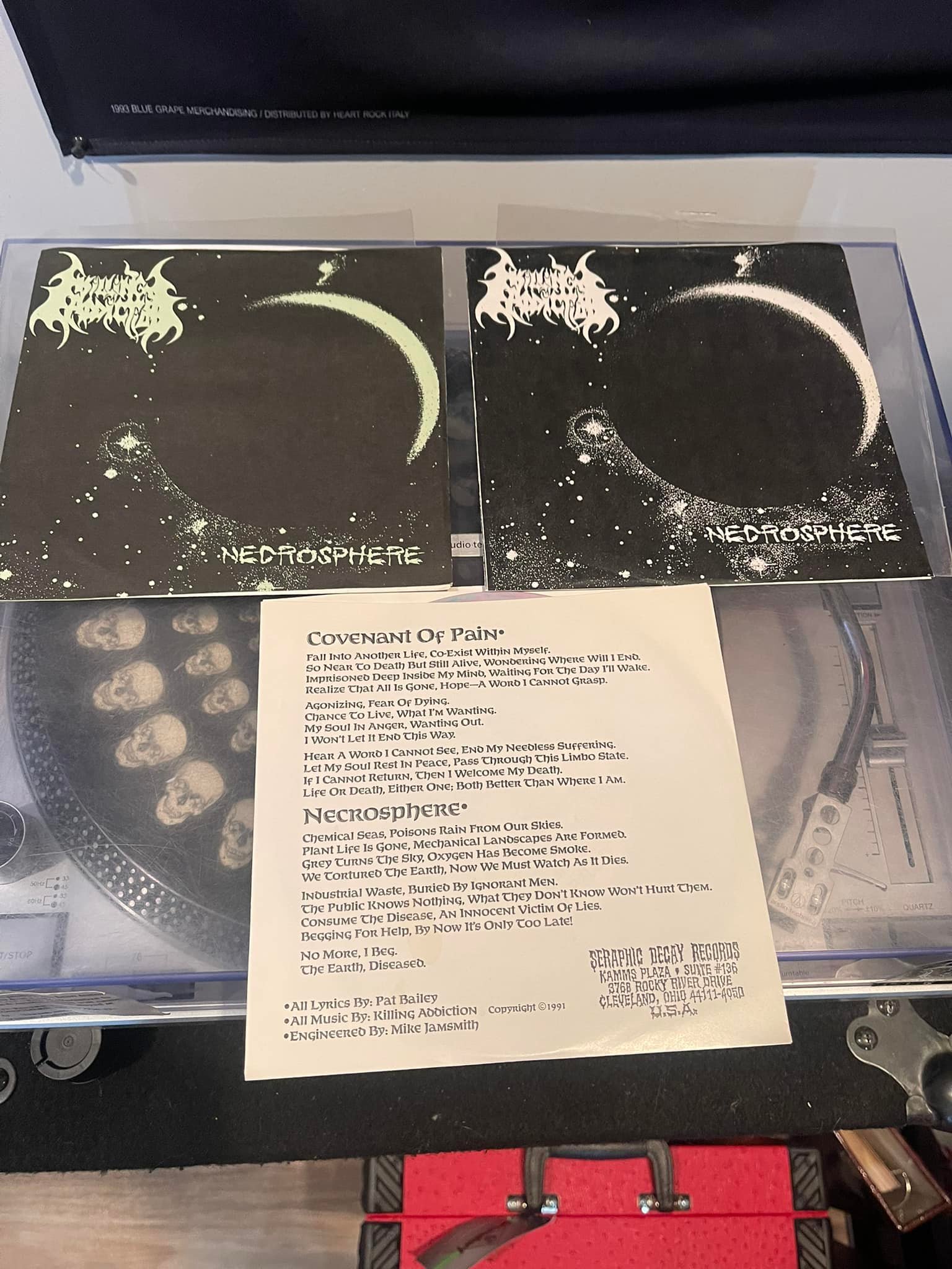 KILLING ADDICTION Omega factor March 9th 1993 Recorded in March 